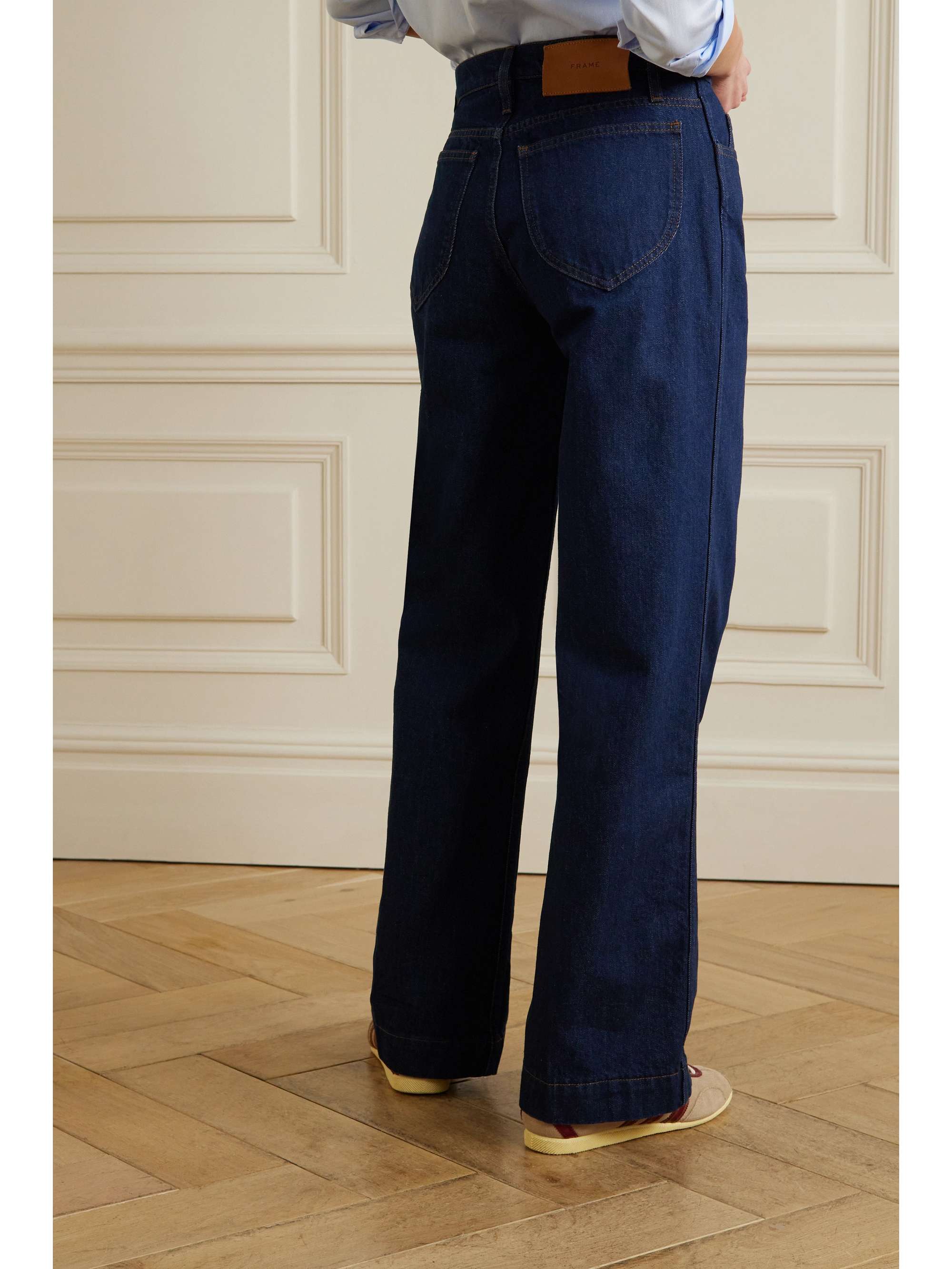 high-rise wide-leg jeans | FRAME 
