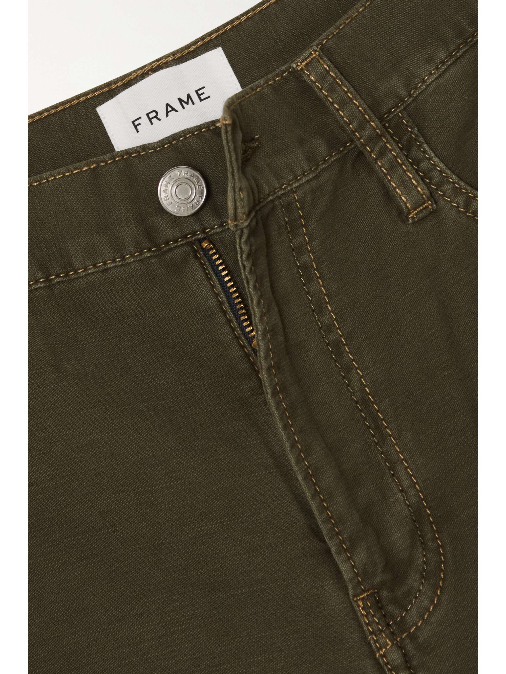 Tapered cotton-twill pants | FRAME 