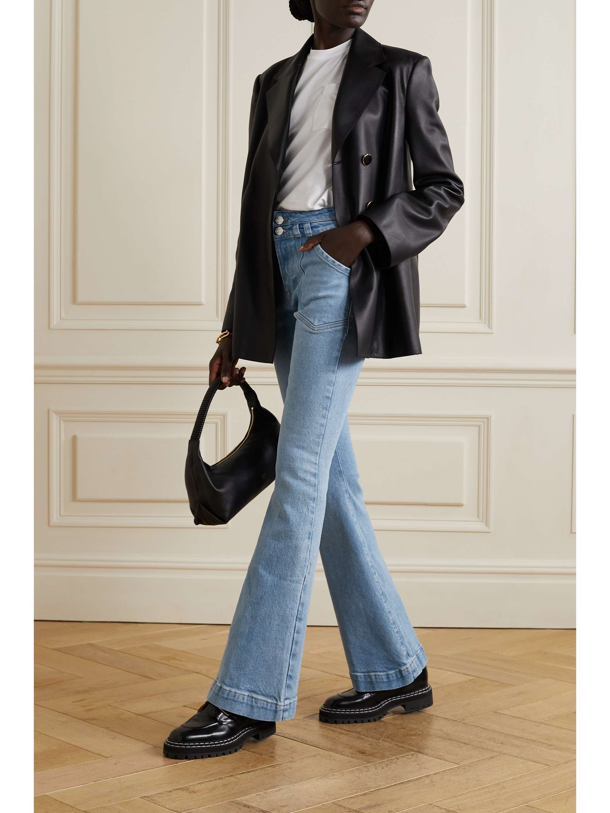 frame denim flare jeans