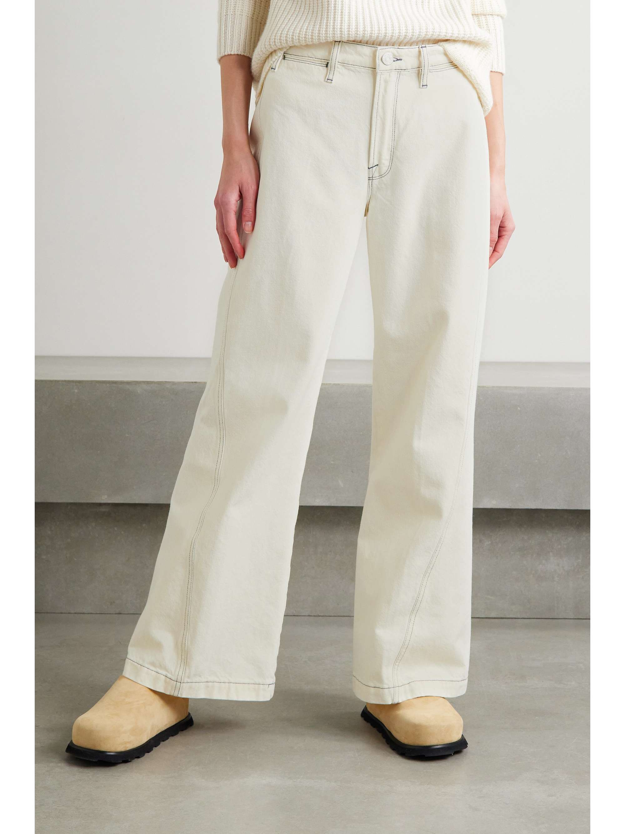 baggy high rise jeans
