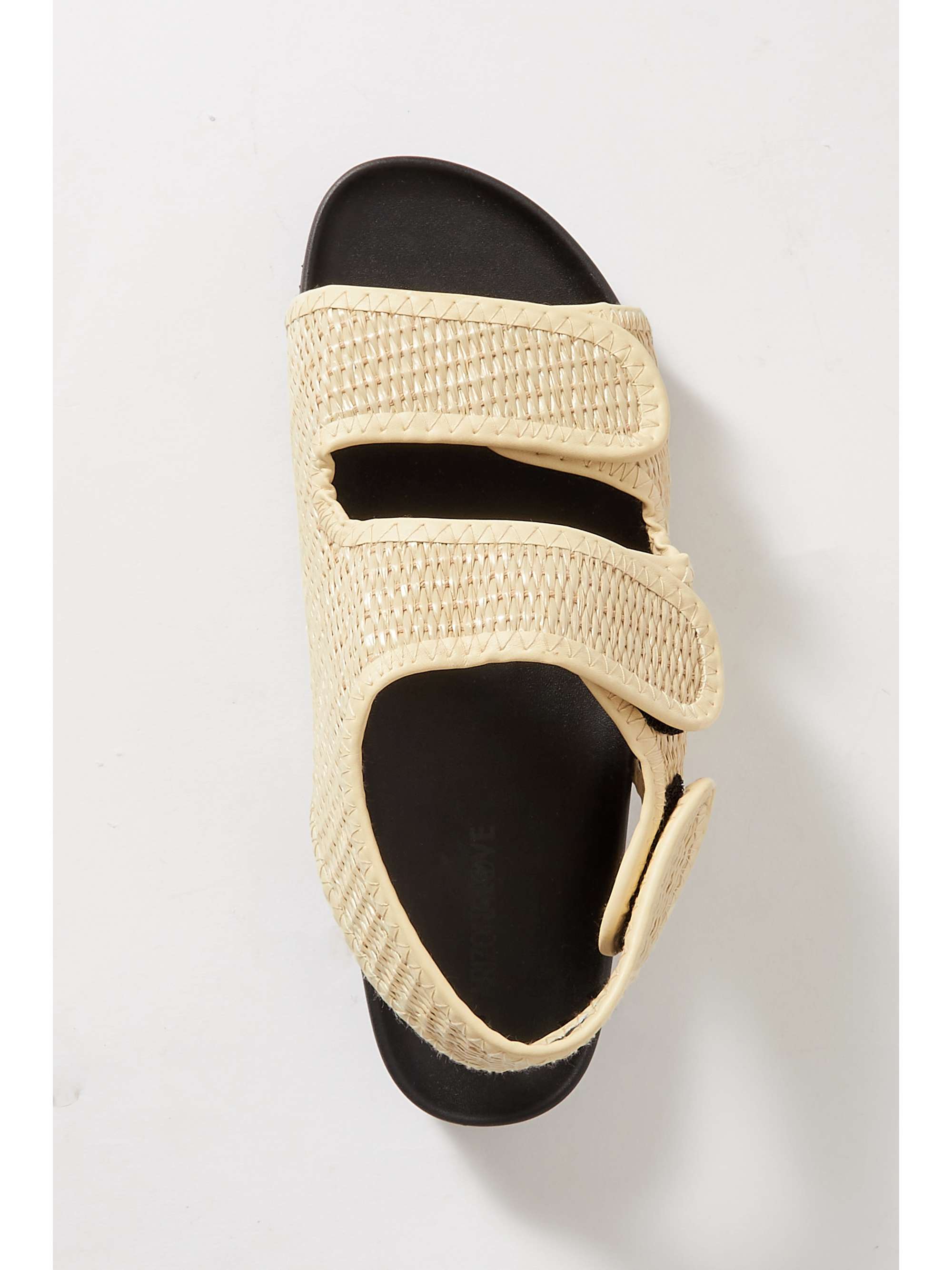 ARIZONA LOVE Striped raffia sandals
