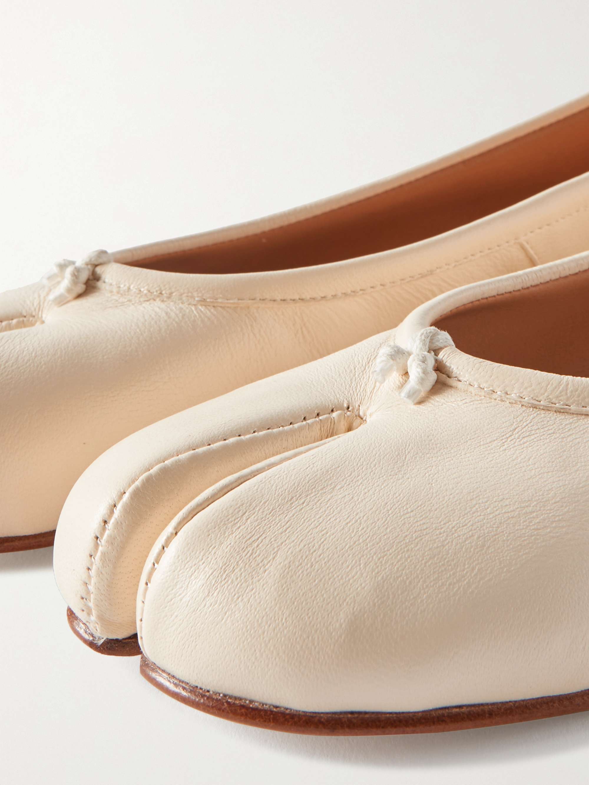 MAISON MARGIELA Tabi split-toe satin ballet flats