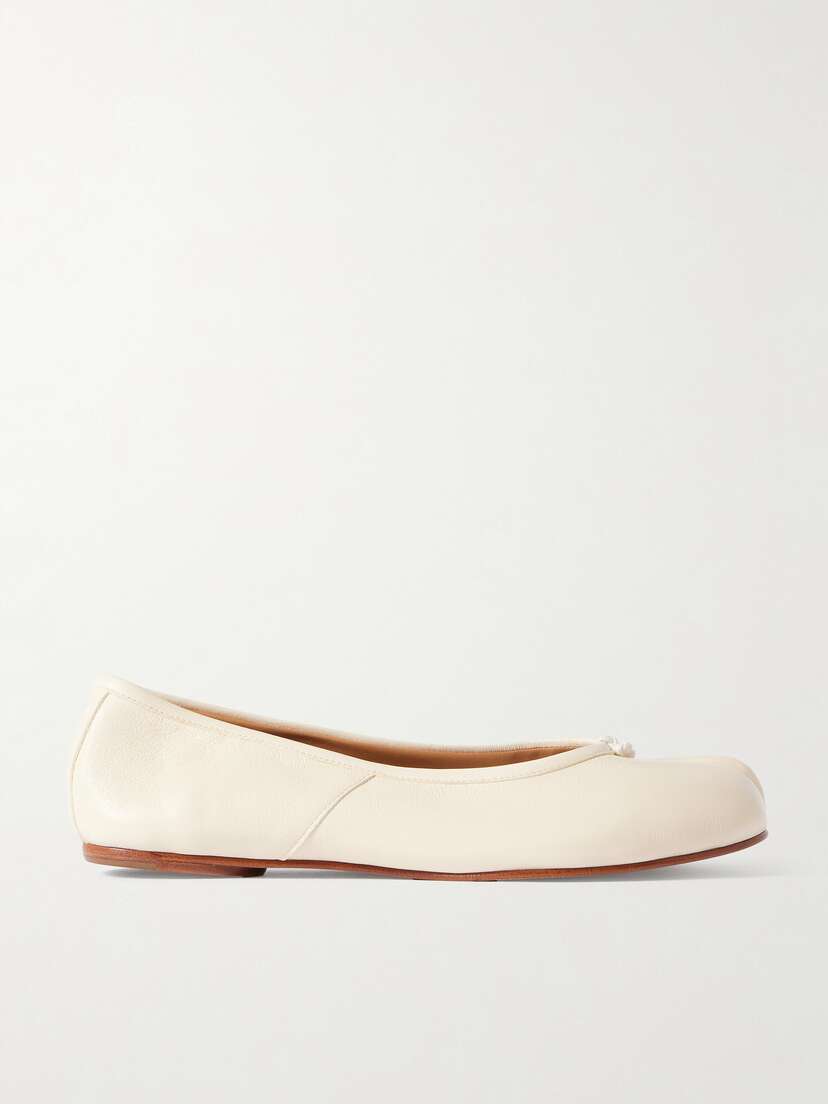 Maison Margiela Tabi Split-toe Leather Ballet Flats