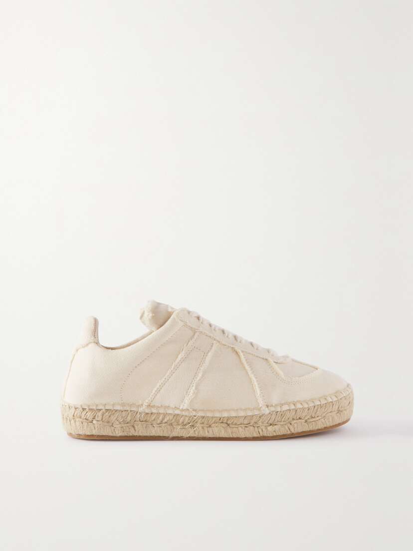 Maison Margiela Replica Cotton-canvas Espadrille Sneakers