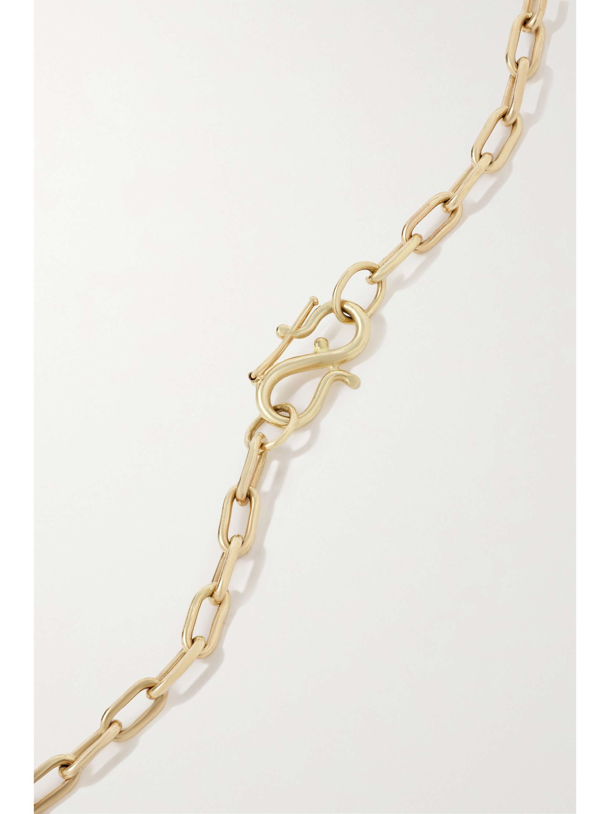 RETROUVAÍ 14-karat gold, turquoise and amethyst necklace