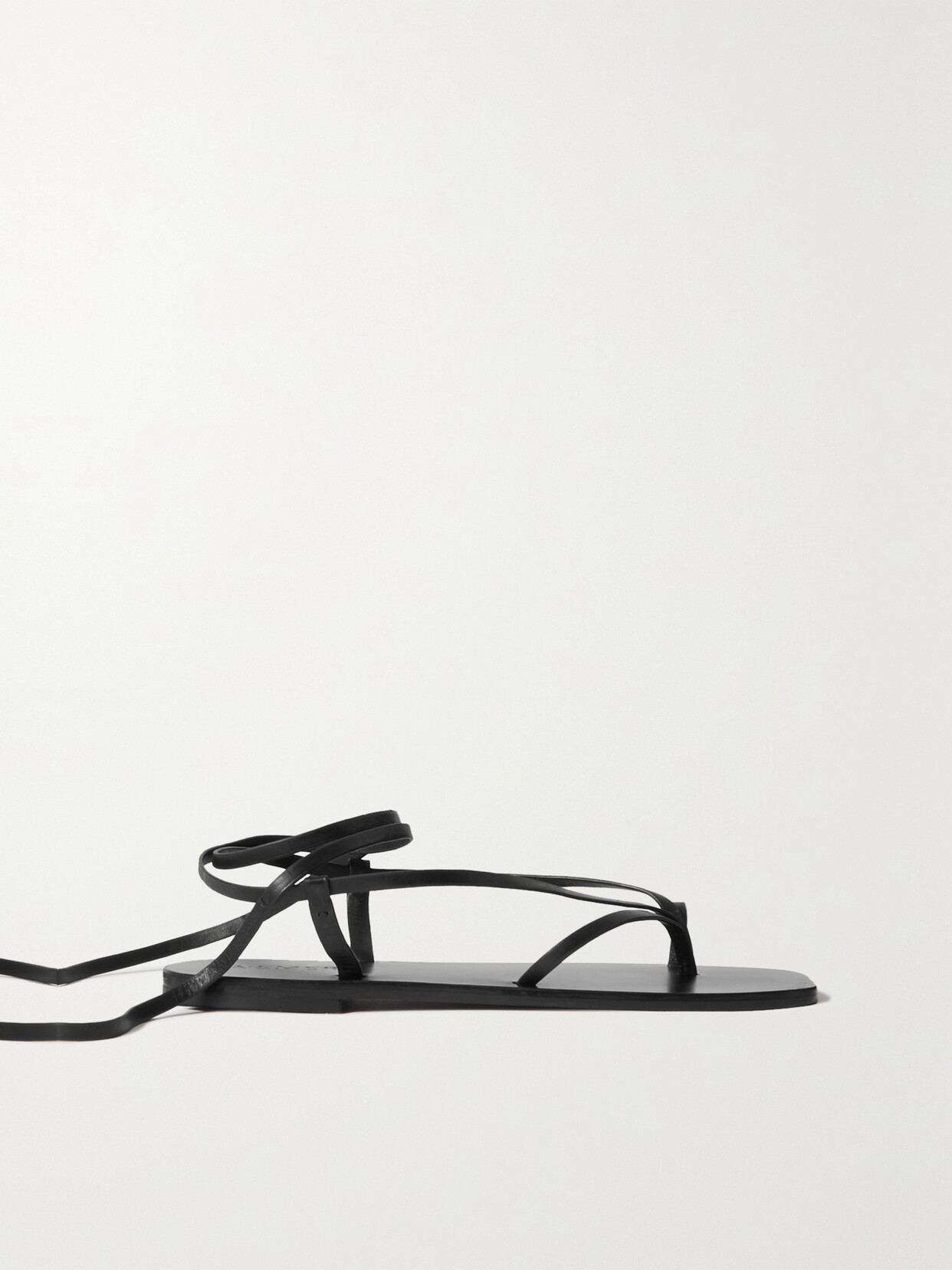 A.emery Nolan Leather Sandals In Black