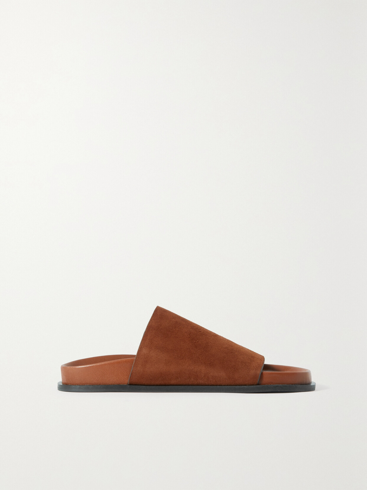 A.emery Luca Suede Slides In Neutrals