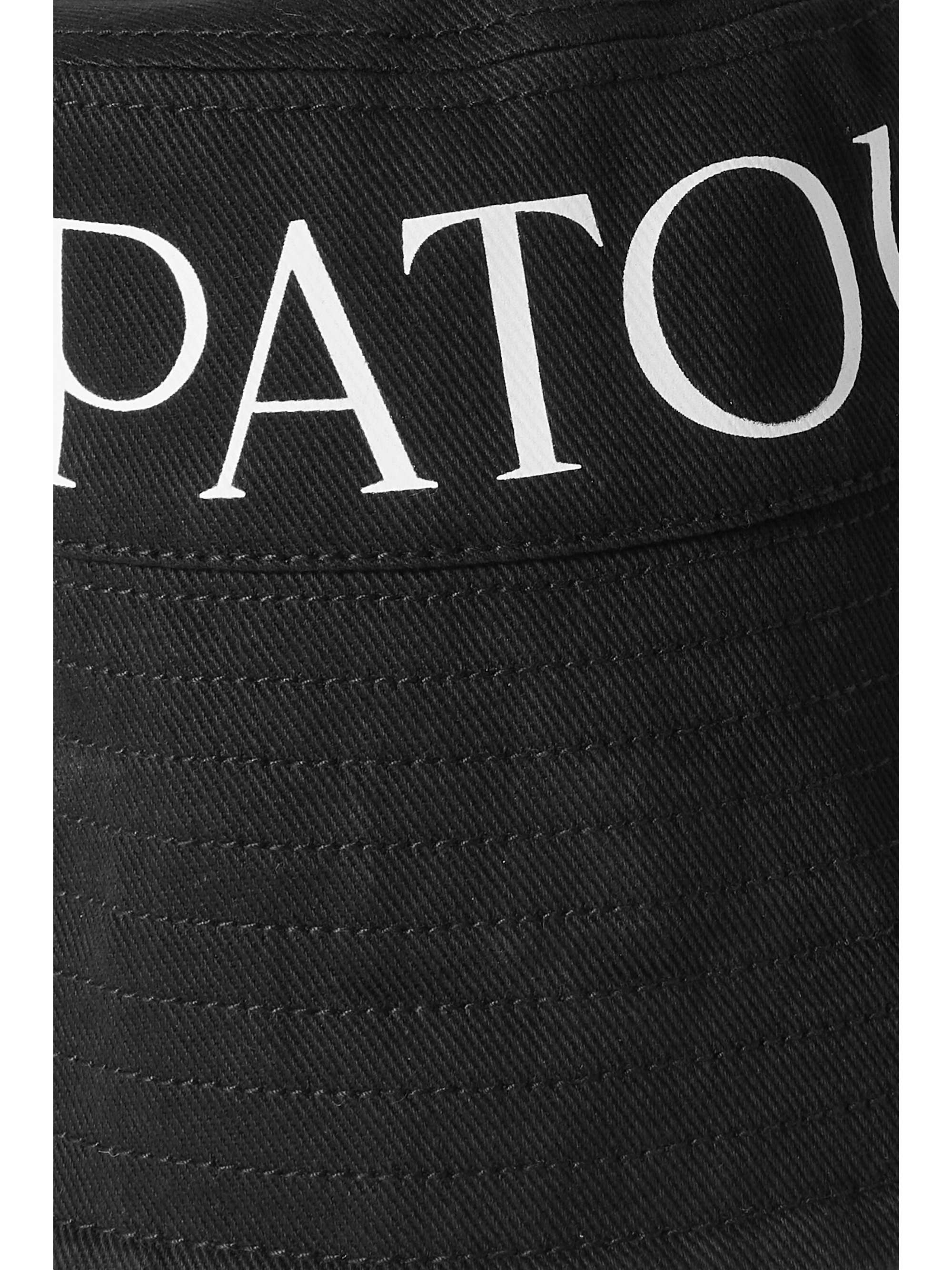 PATOU Printed organic cotton-canvas bucket hat