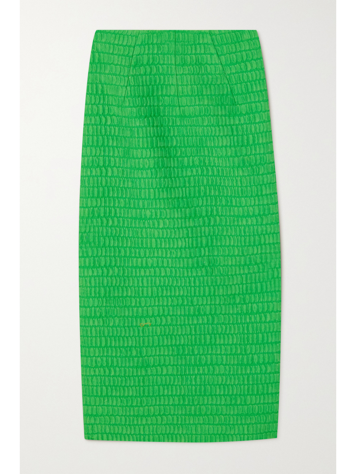 Emilia Wickstead Adair Cotton-blend Cloqué Skirt - Green