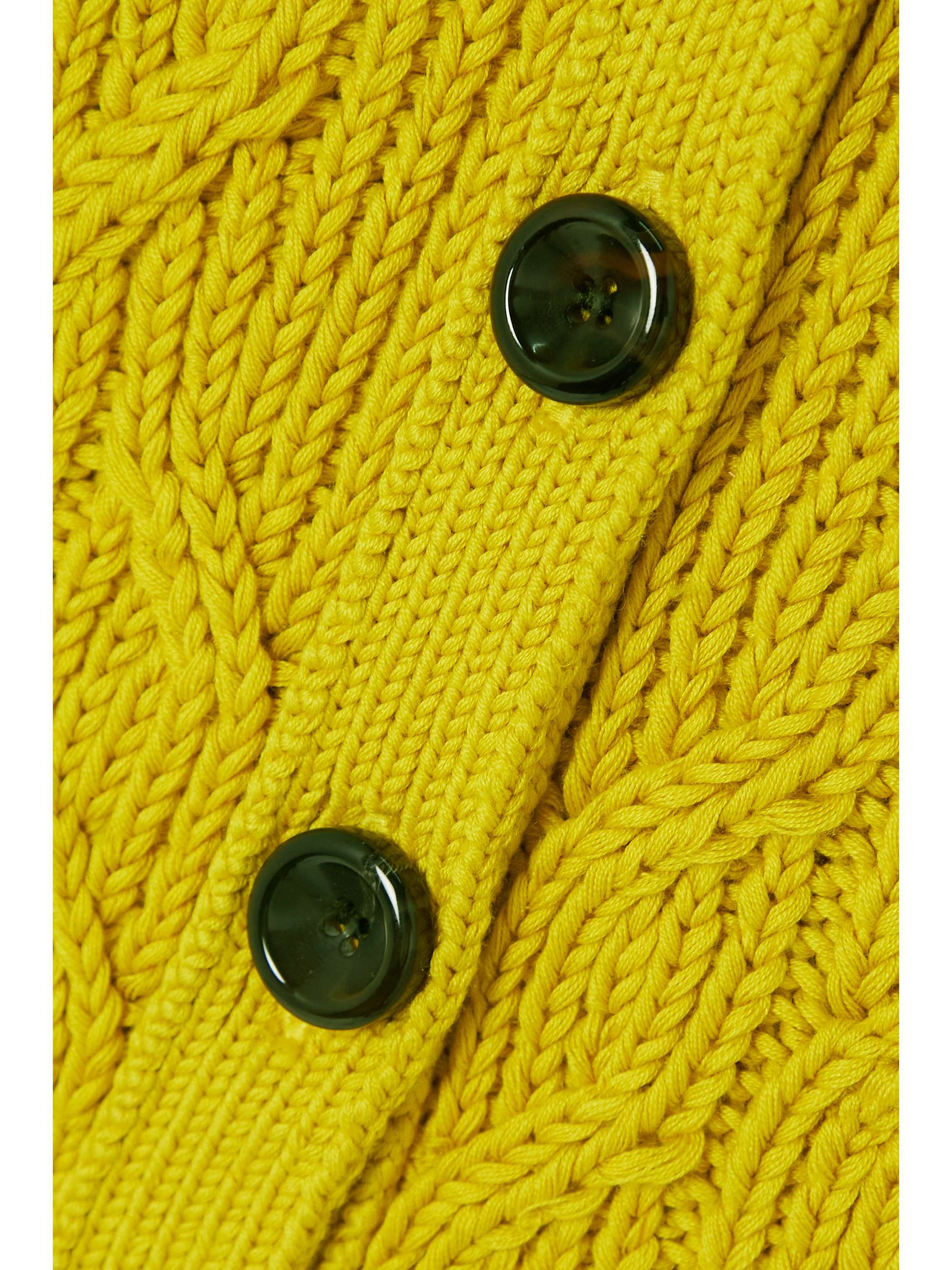 EMILIA WICKSTEAD Kojo cable-knit silk and cotton-blend cardigan