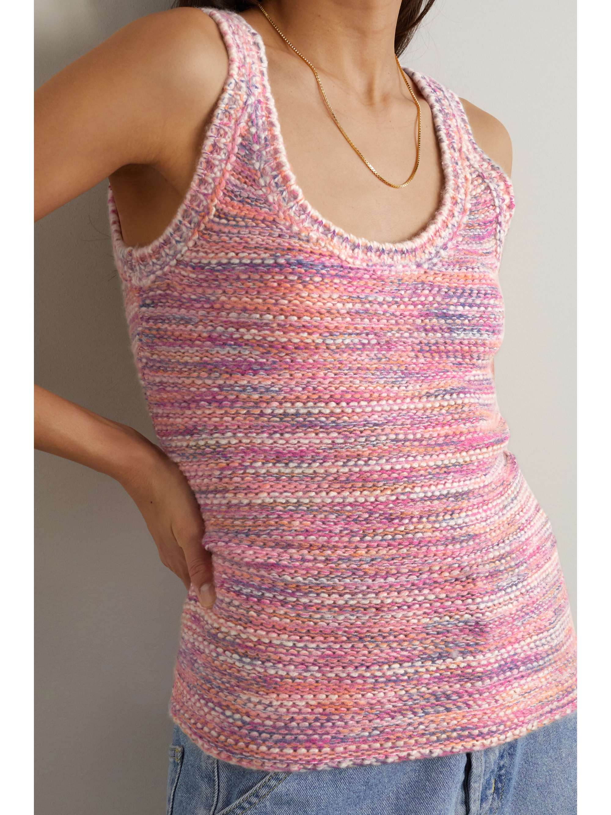 GABRIELA HEARST Dafne ribbedknit cashmere tank NETAPORTER
