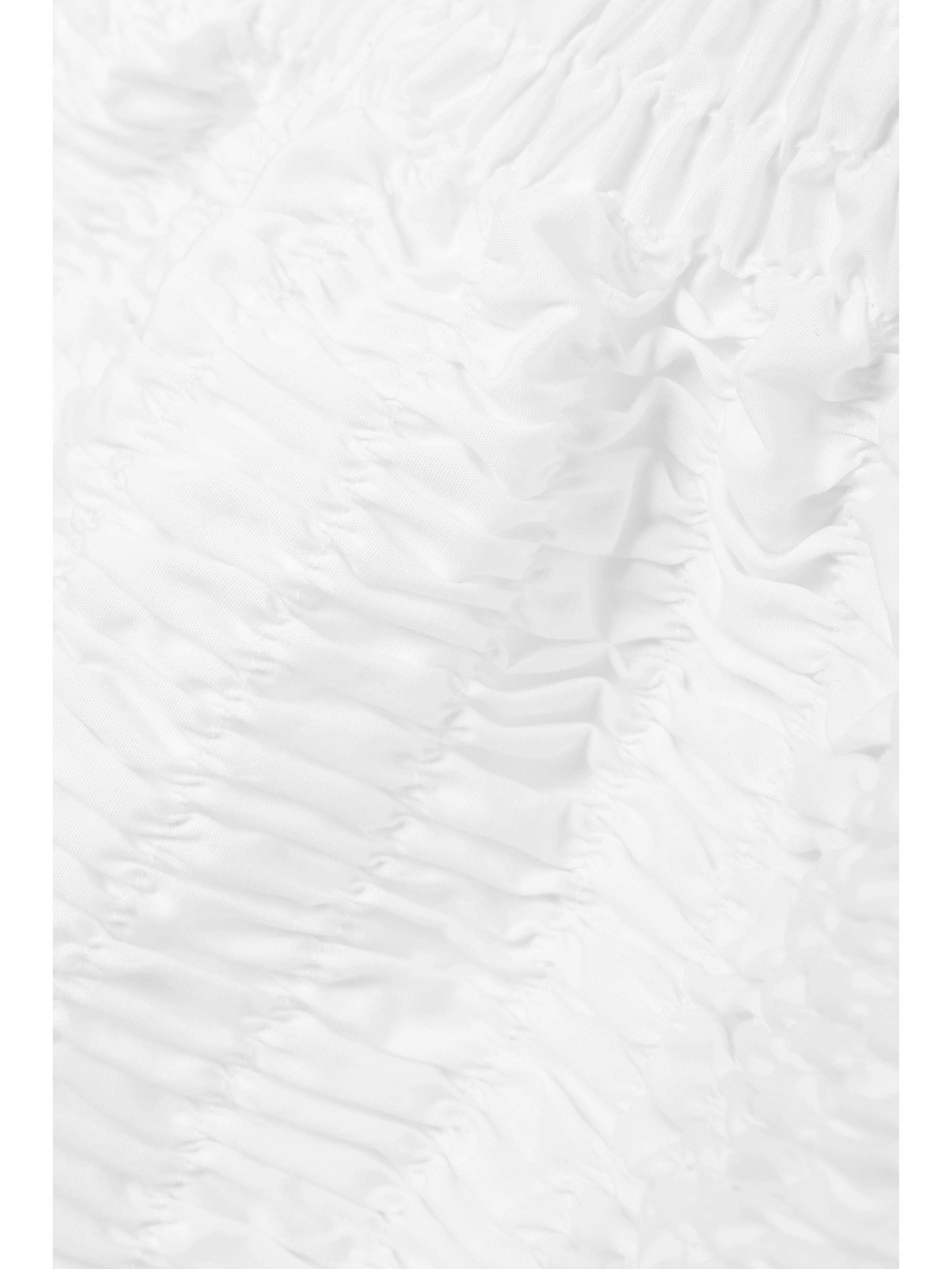 DRIES VAN NOTEN Shirred cotton-poplin skirt