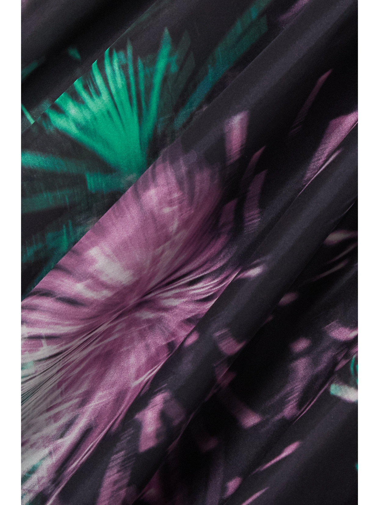 Dries Van Noten Tie-detailed Embellished Silk Crepe De Chine Shirt In Multi