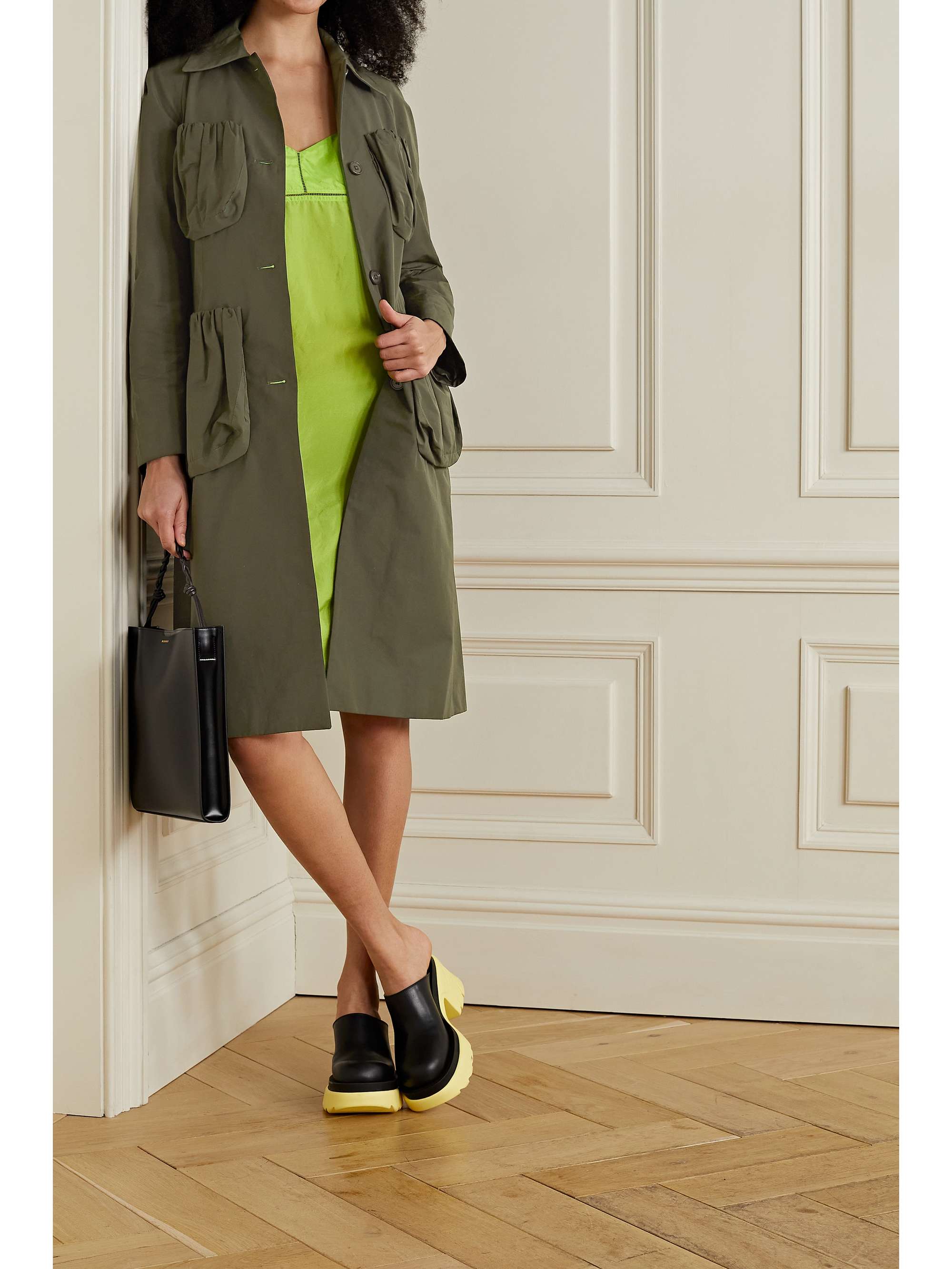 DRIES VAN NOTEN Shell coat