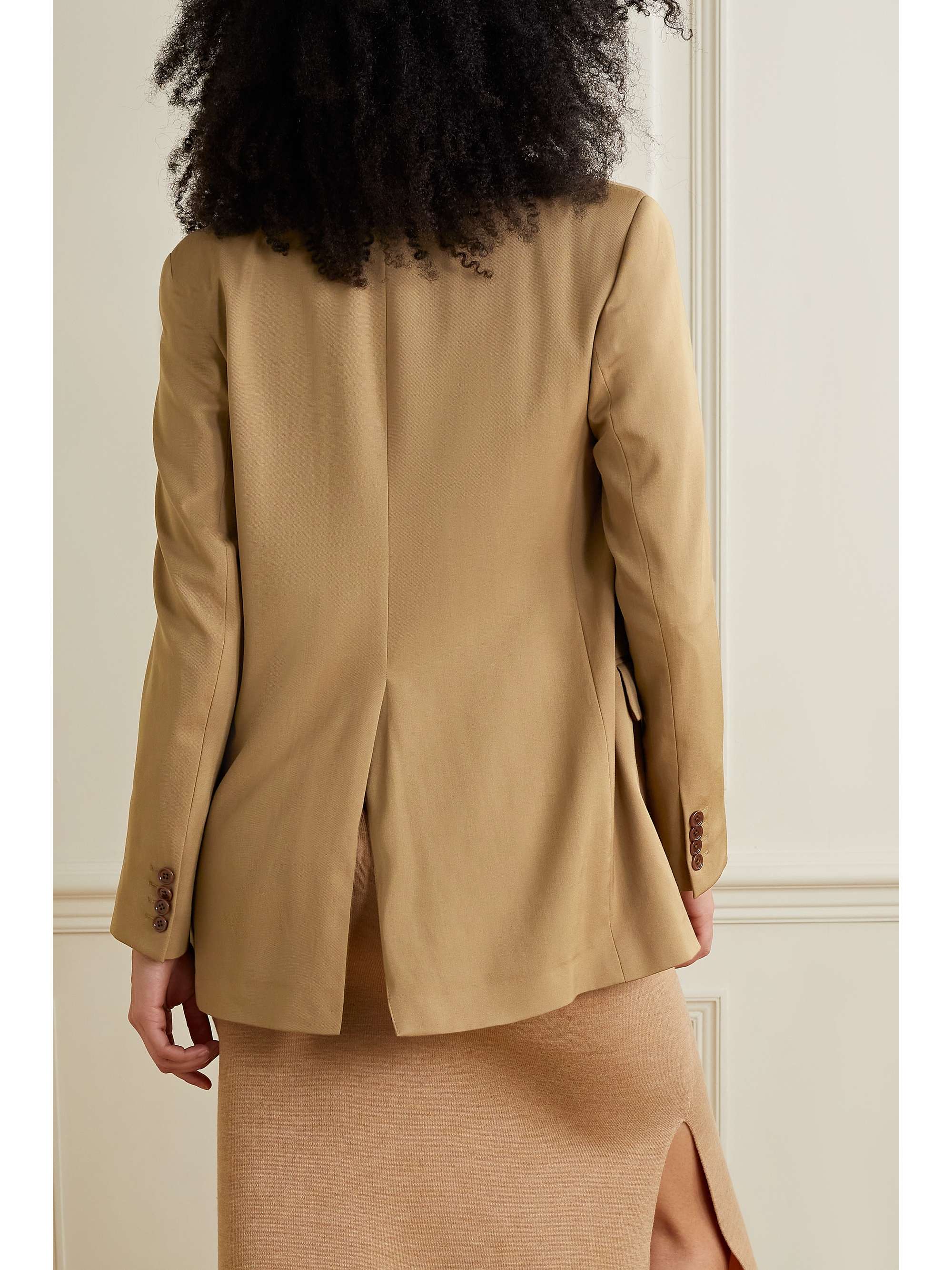DRIES VAN NOTEN 羊毛斜纹布西装外套