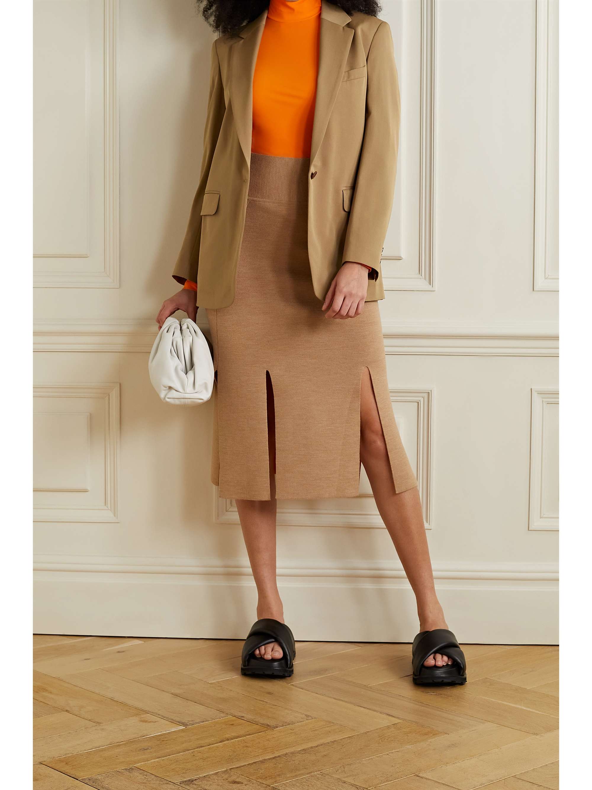 DRIES VAN NOTEN 羊毛斜纹布西装外套