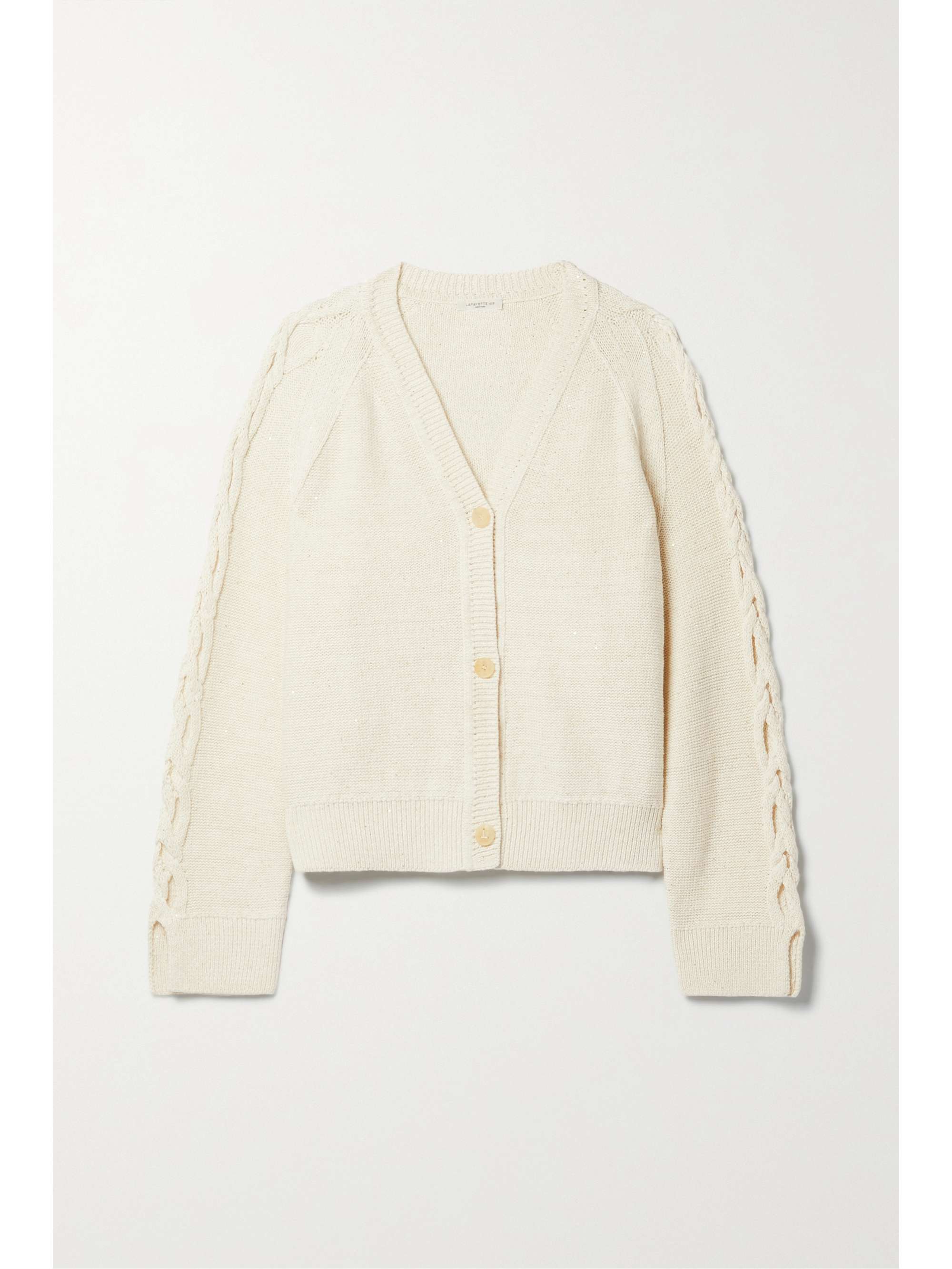 linen blend cardigan