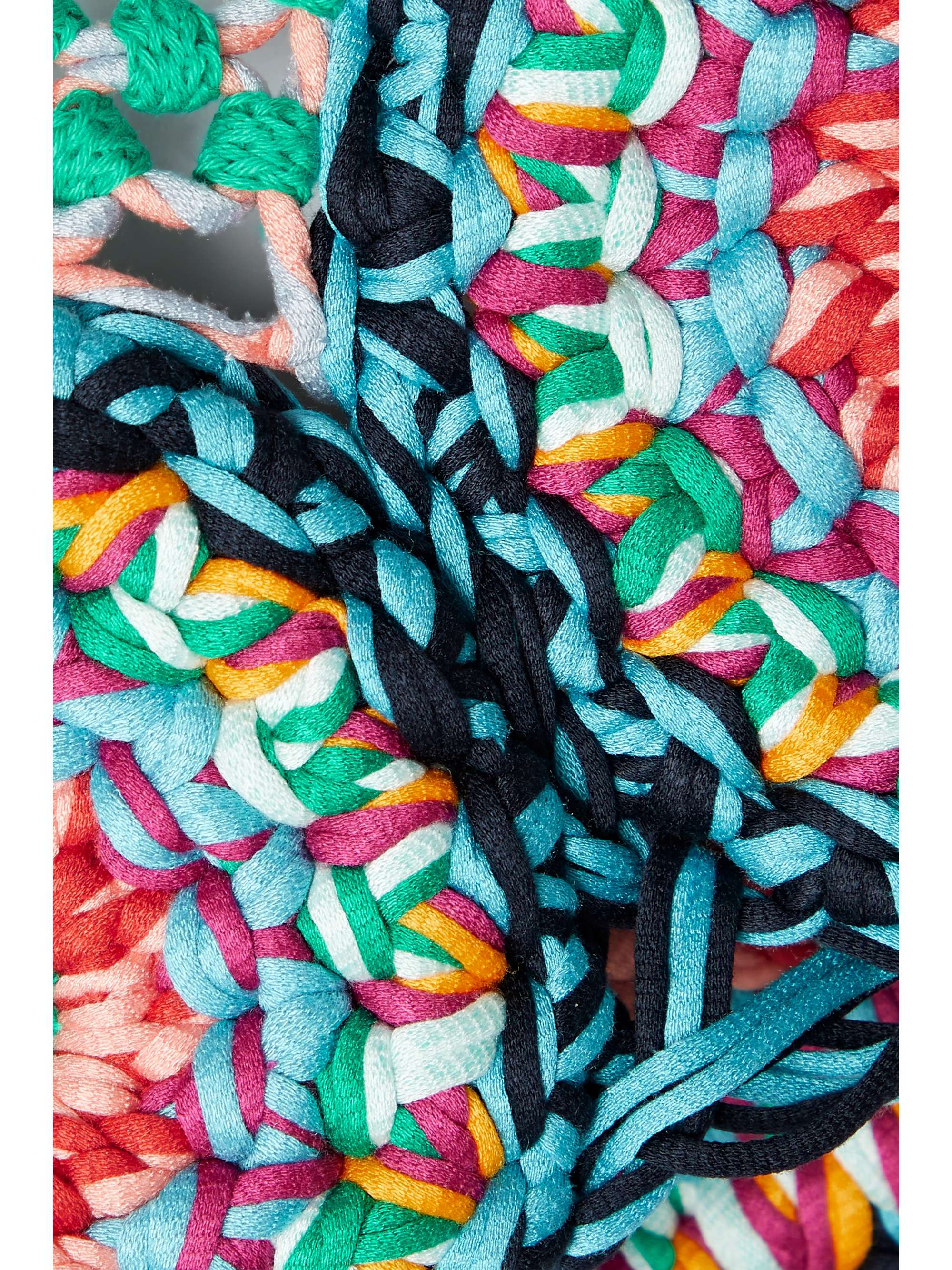 ETRO Verkürztes Neckholder-Oberteil aus Häkelmaterial