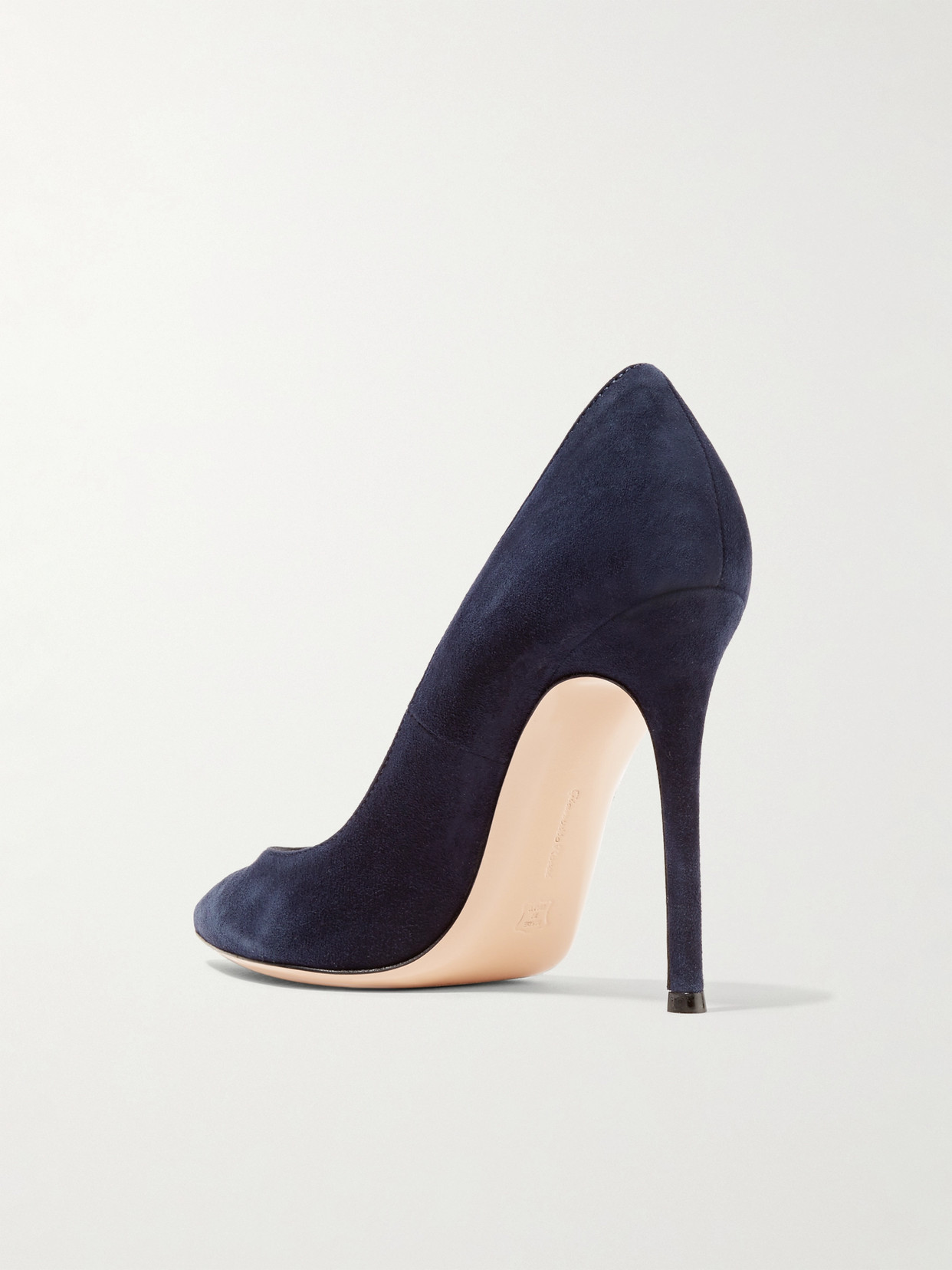 Shop Gianvito Rossi 105 Suede Pumps In Blue