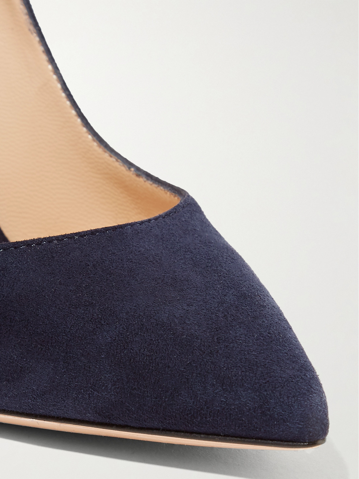 Shop Gianvito Rossi 105 Suede Pumps In Blue