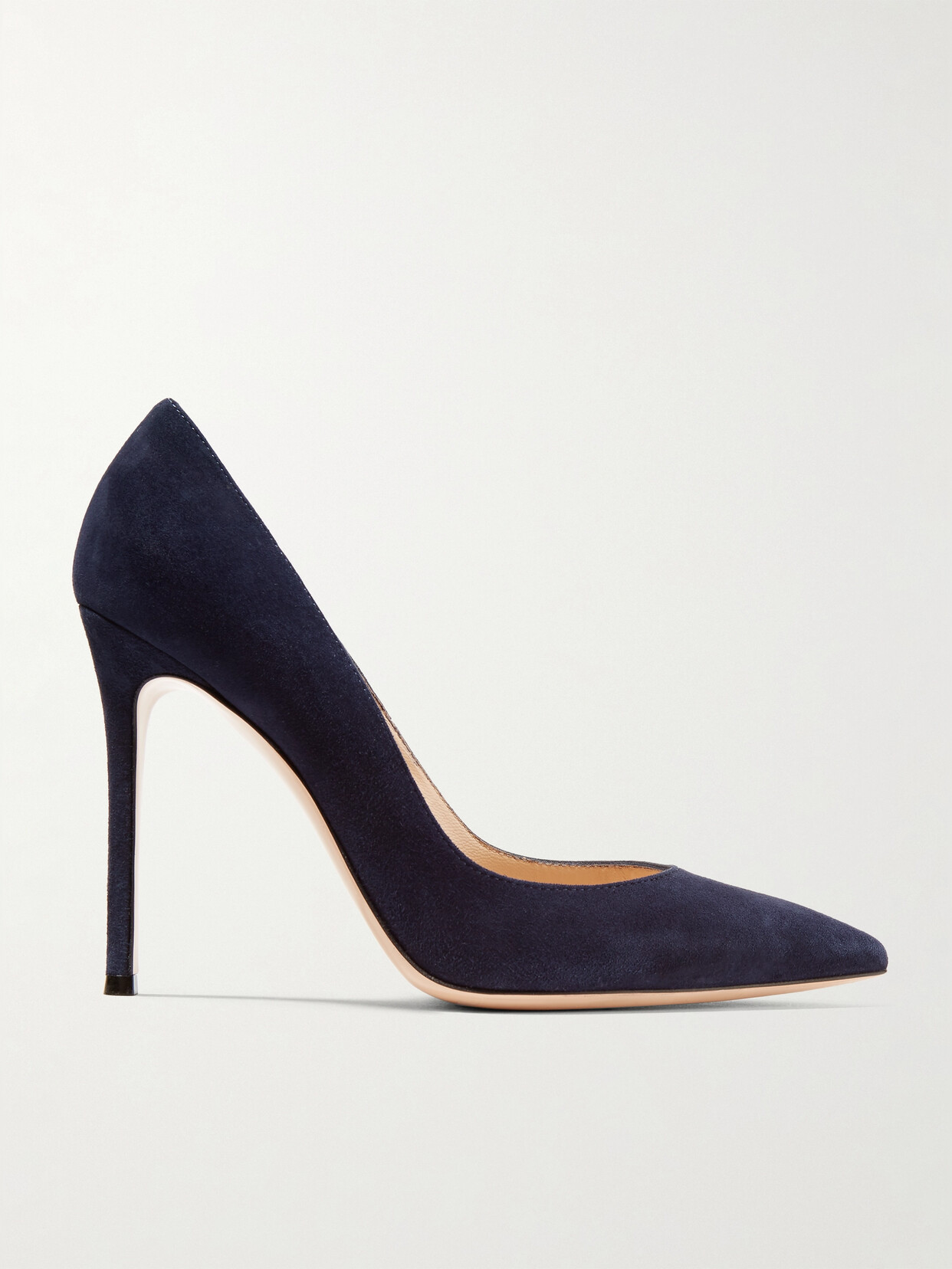 Gianvito Rossi 105 Suede Pumps In Blue