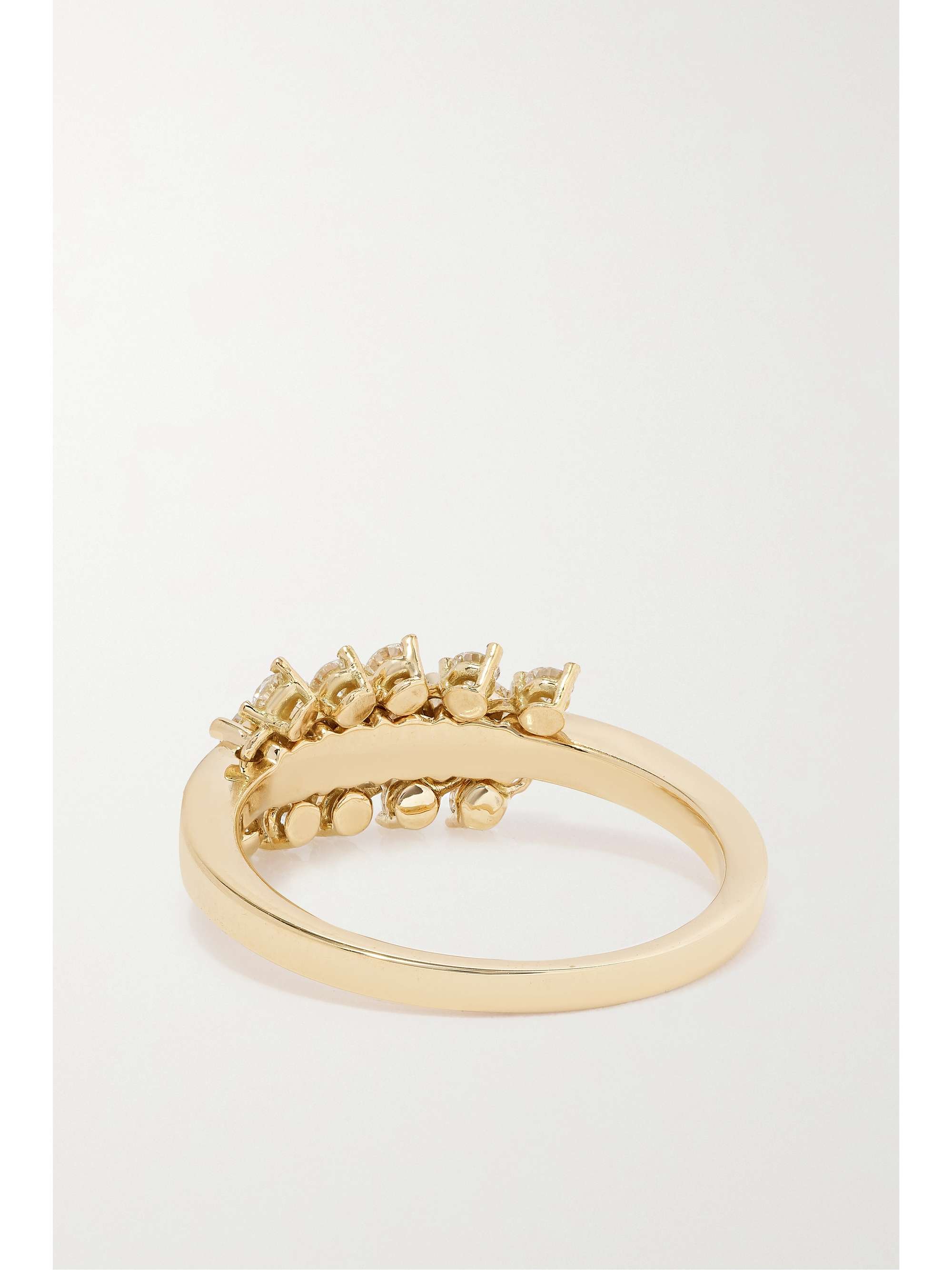 DELFINA DELETTREZ 18-karat gold diamond ring
