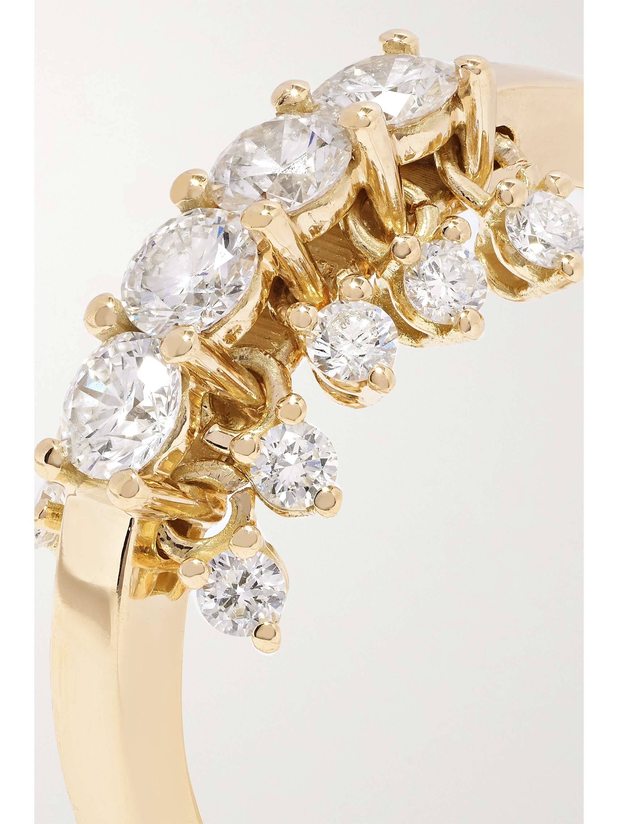 DELFINA DELETTREZ 18-karat gold diamond ring