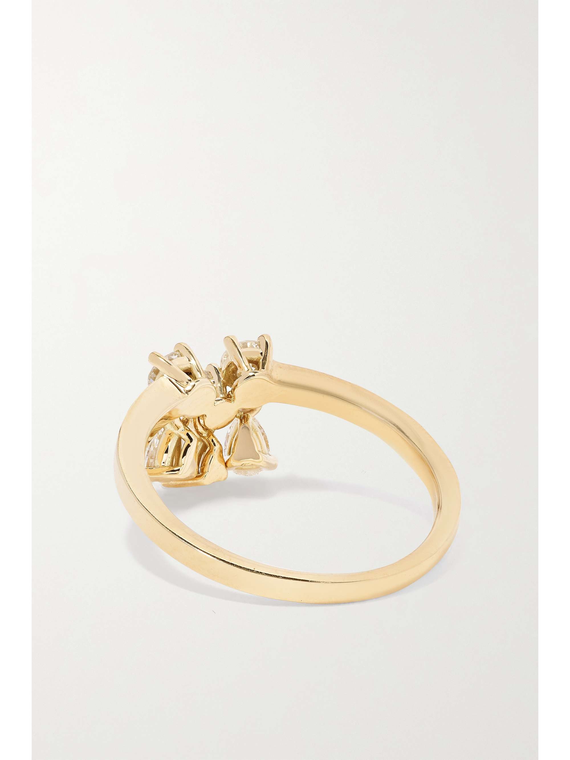 DELFINA DELETTREZ 18-karat gold diamond ring