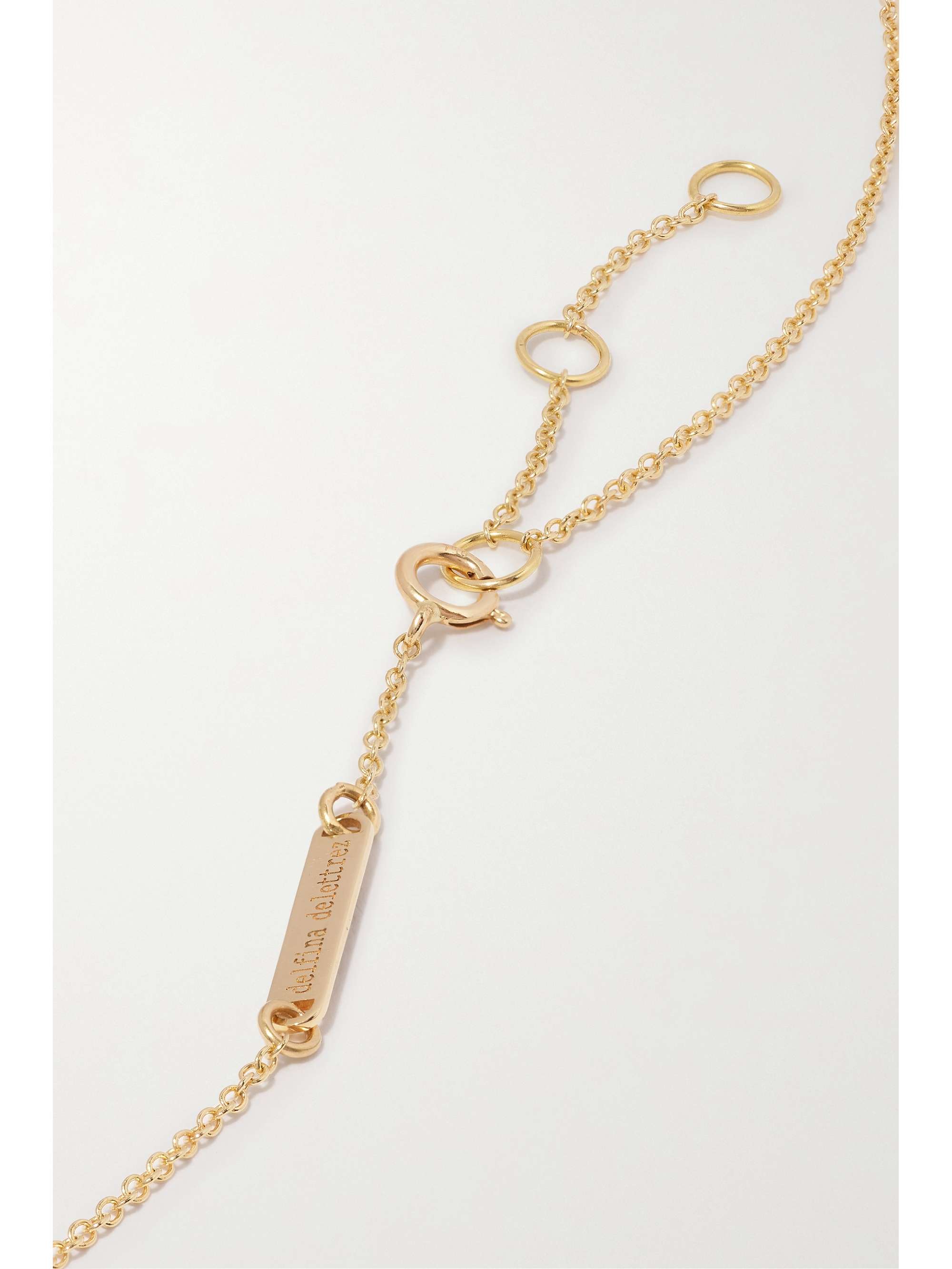 DELFINA DELETTREZ 18-karat gold diamond necklace