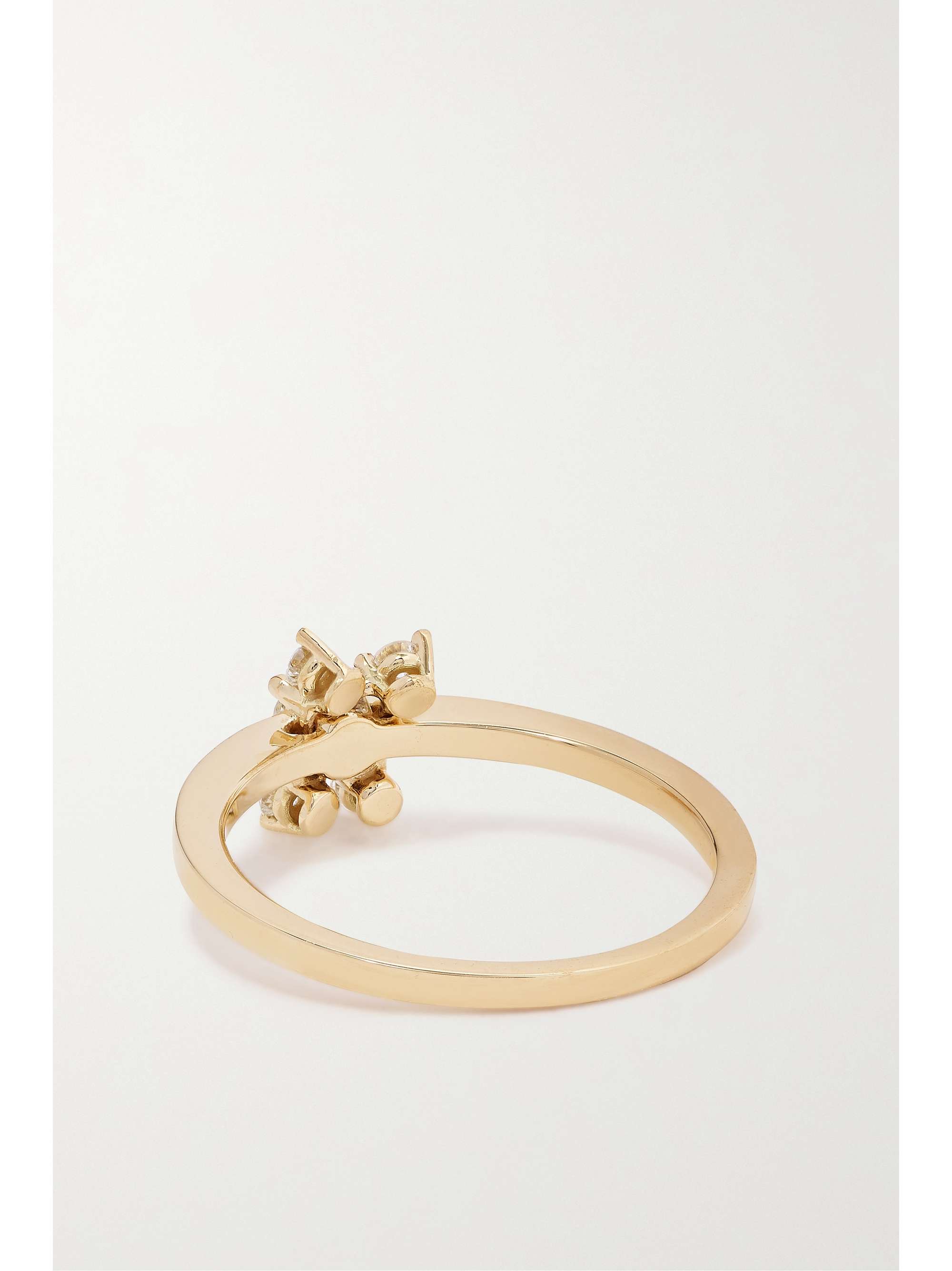 DELFINA DELETTREZ 18-karat gold diamond ring