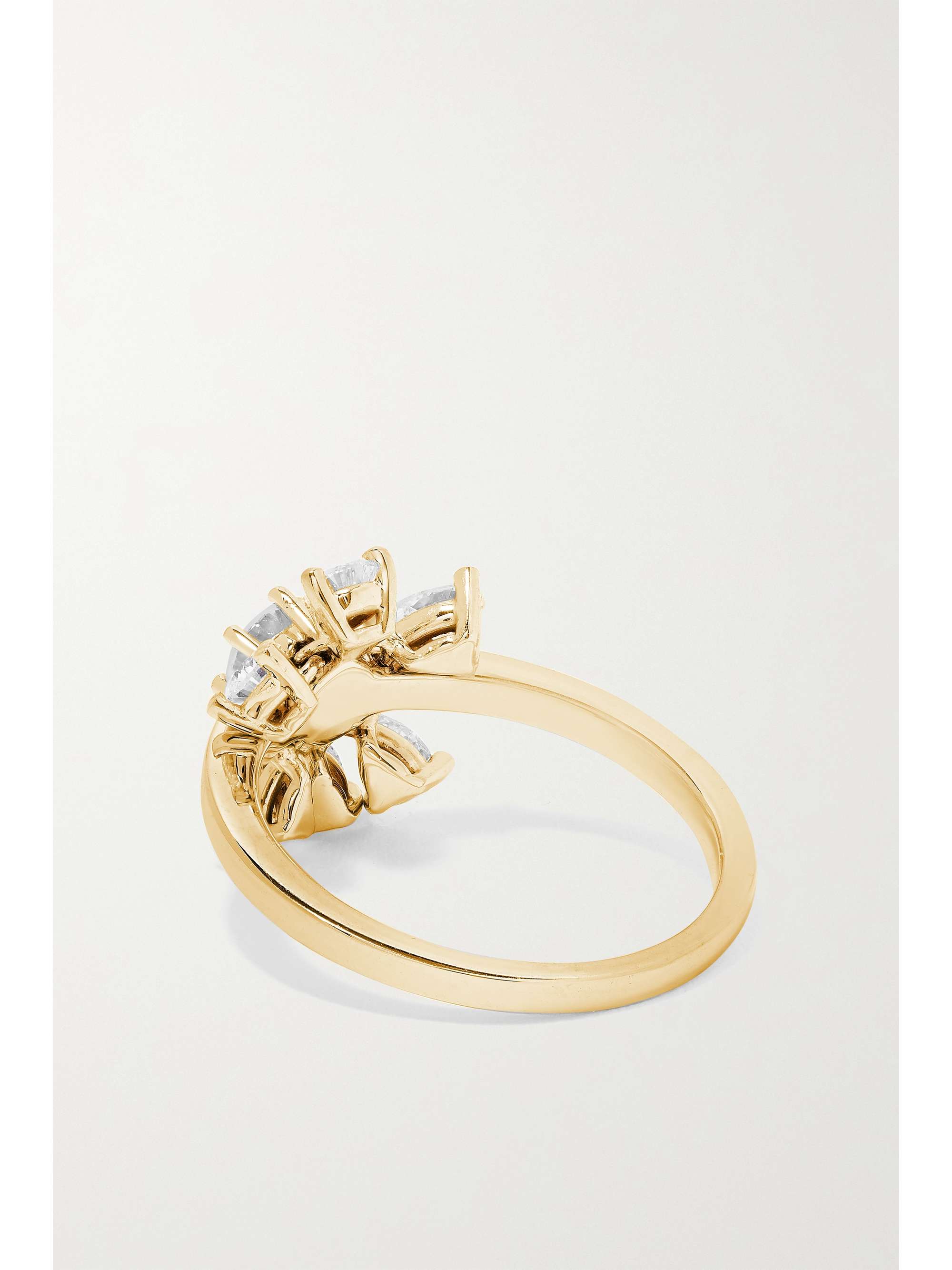 DELFINA DELETTREZ 18-karat white gold diamond ring