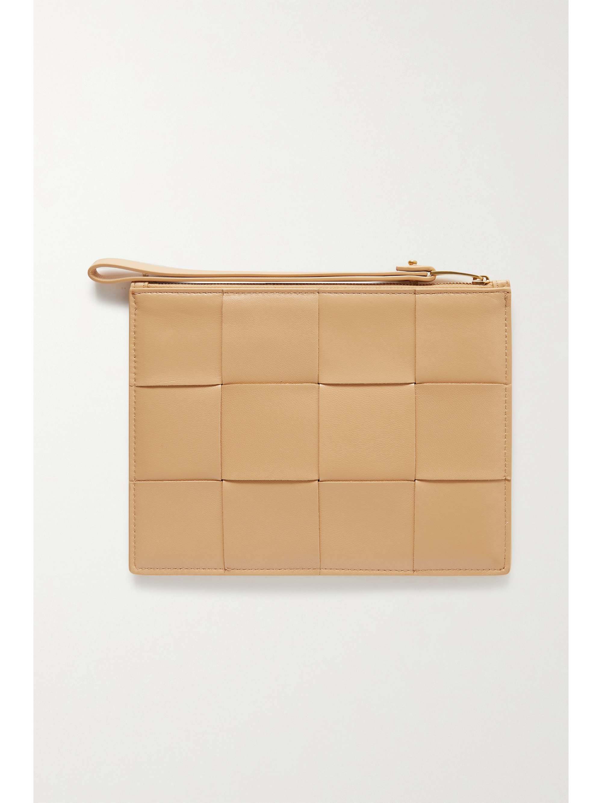 BOTTEGA VENETA Bill medium intrecciato leather pouch