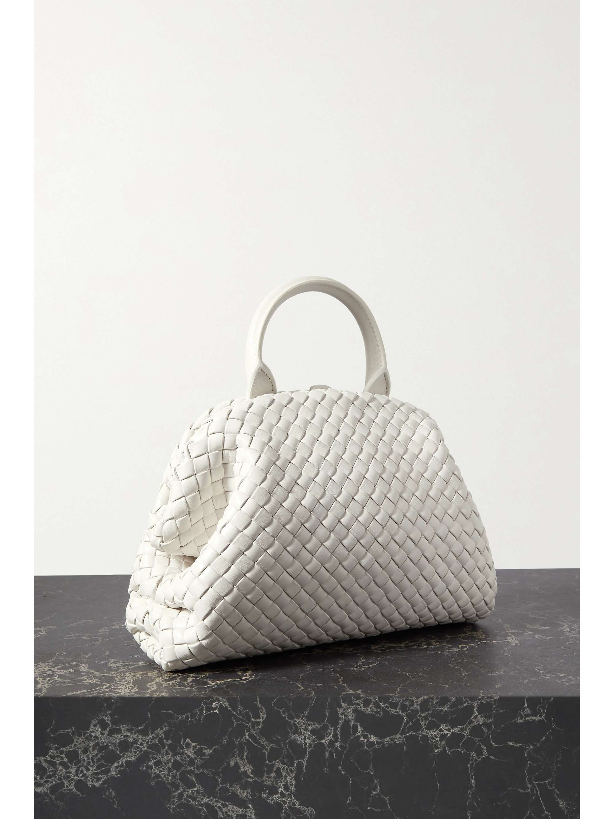 BOTTEGA VENETA The Handle small intrecciato leather tote
