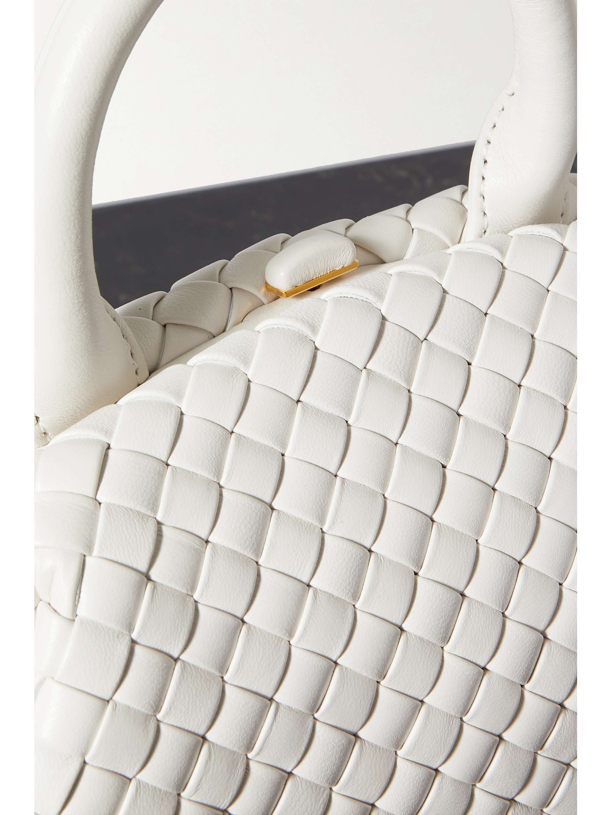 BOTTEGA VENETA The Handle small intrecciato leather tote