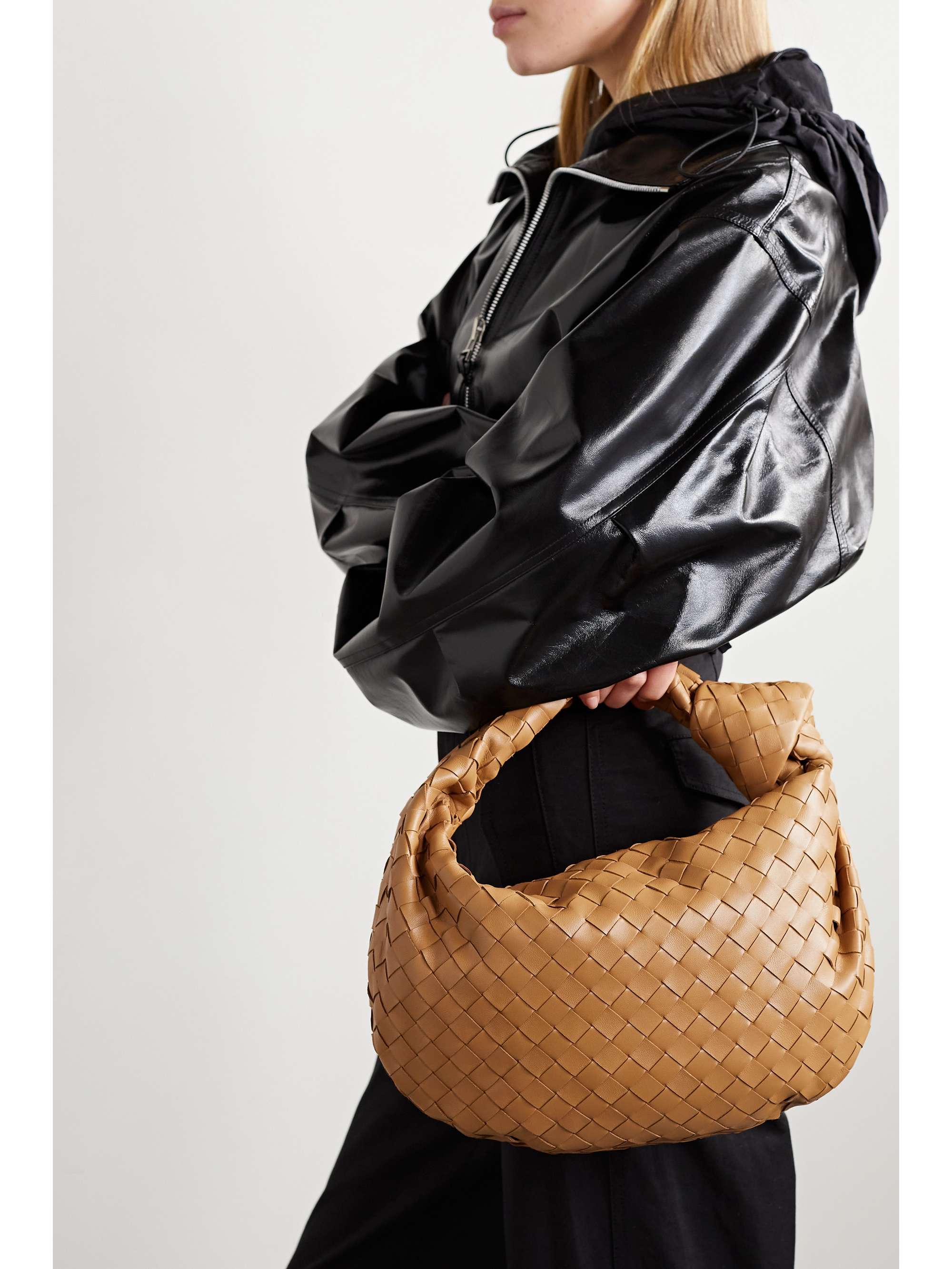 BOTTEGA VENETA Jodie Teen knotted intrecciato leather tote