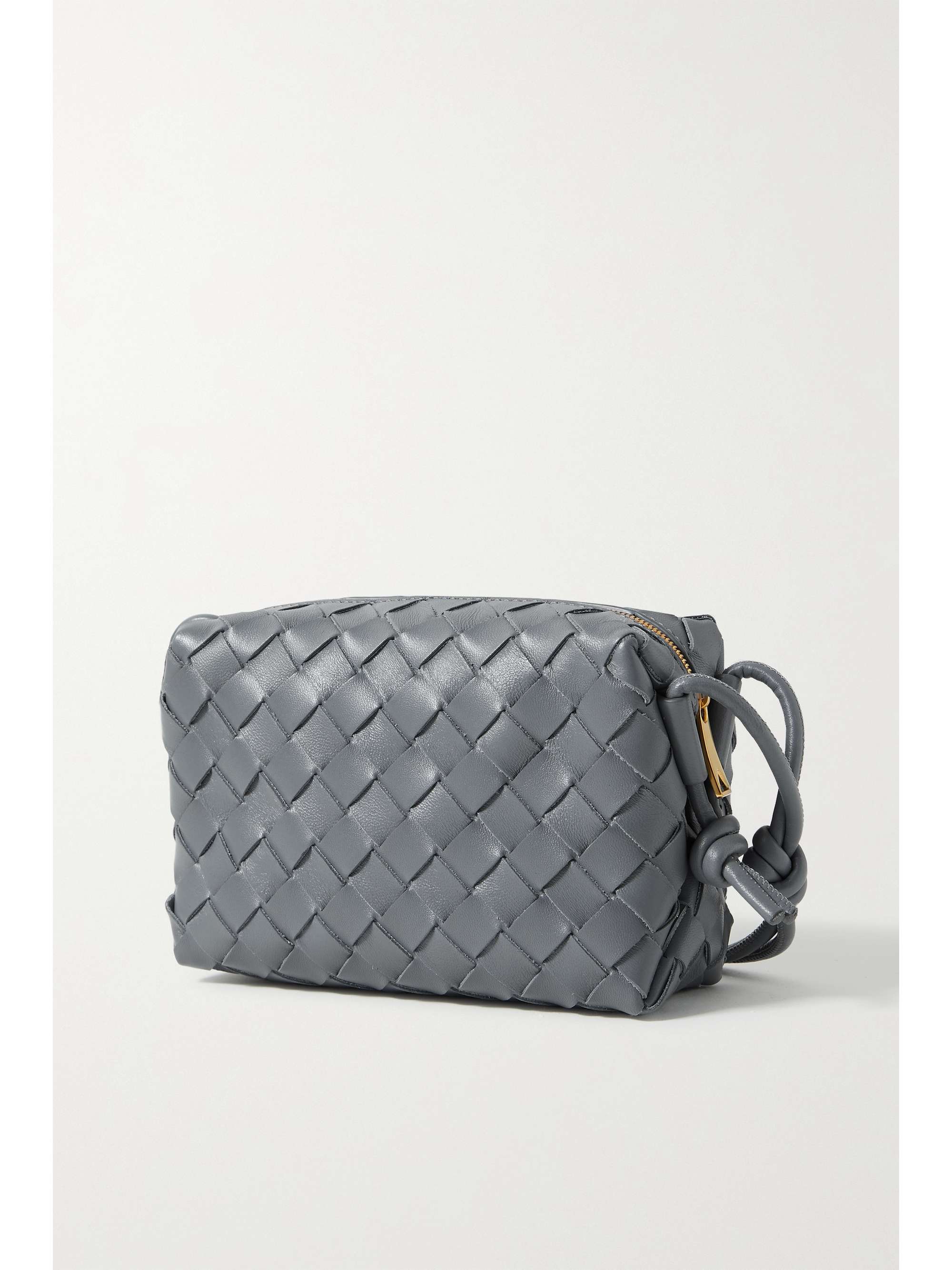 BOTTEGA VENETA Loop mini intrecciato leather shoulder bag