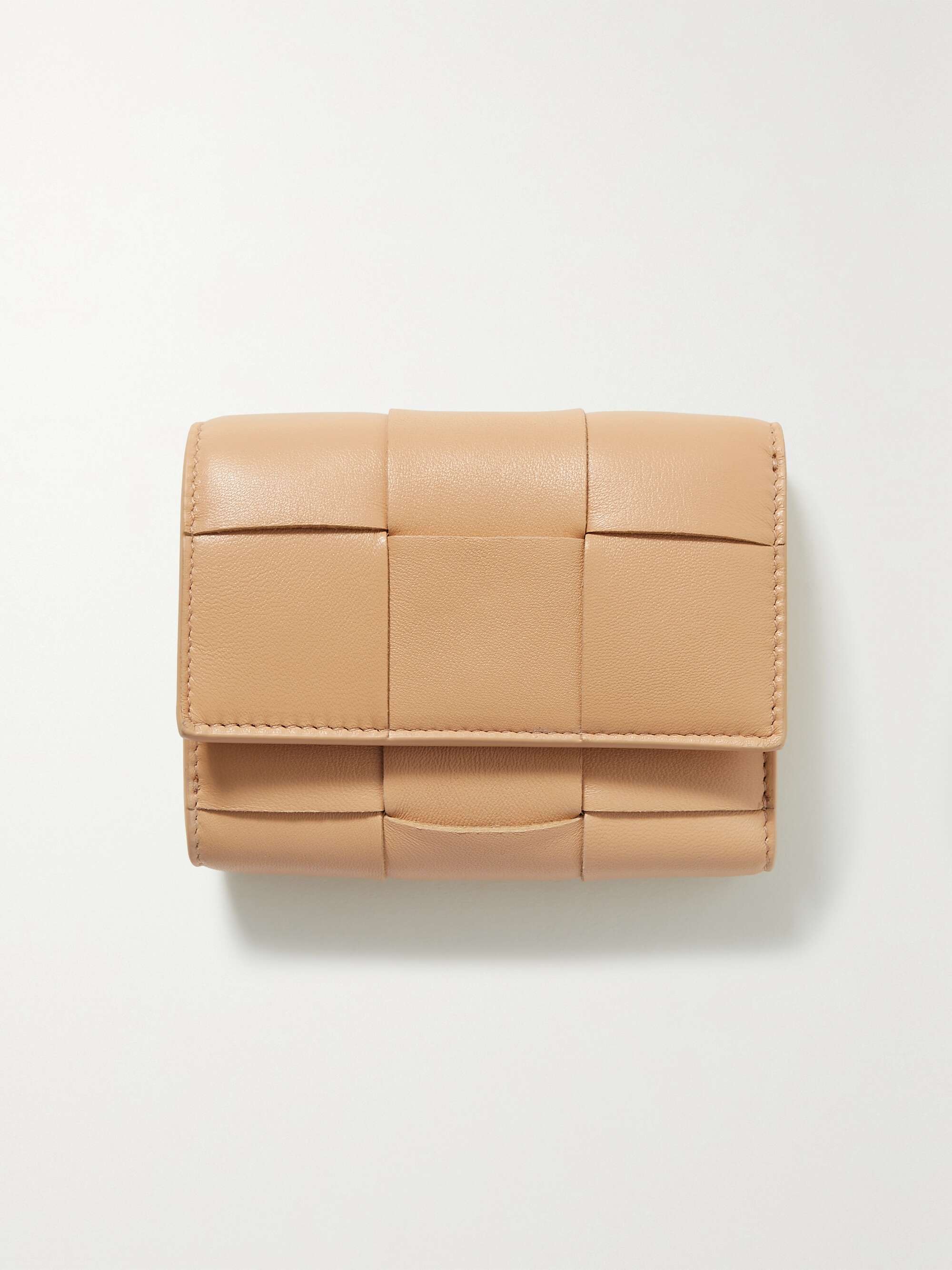 BOTTEGA VENETA Cassette intrecciato leather wallet | NET-A-PORTER