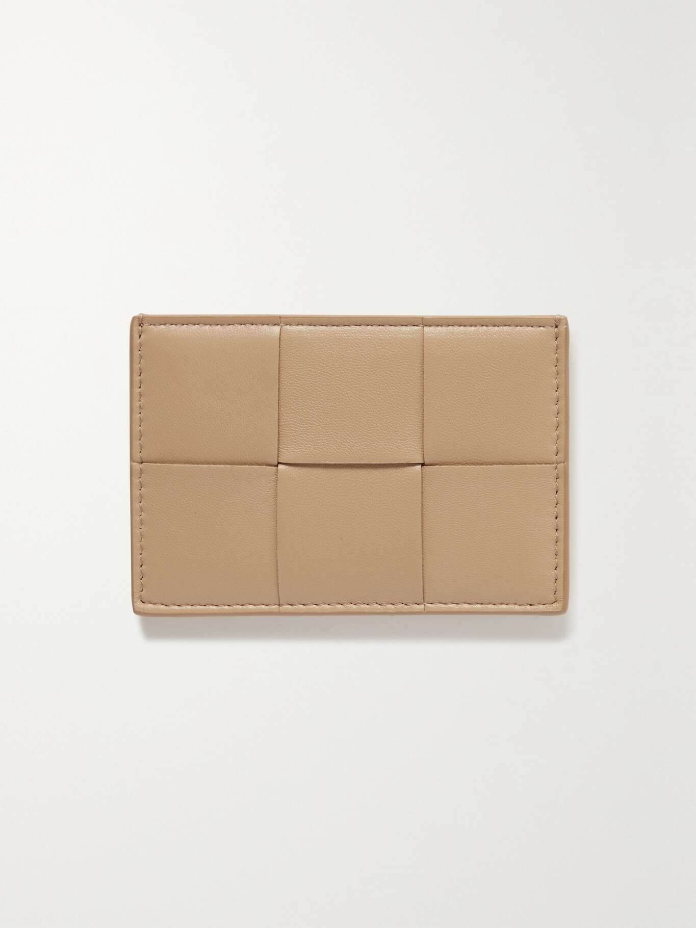 BOTTEGA Cassette intrecciato leather cardholder NETAPORTER