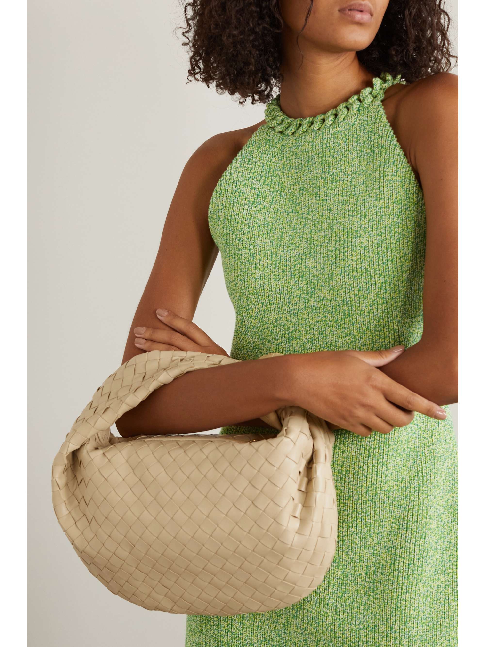 BOTTEGA VENETA Jodie Teen knotted intrecciato leather tote