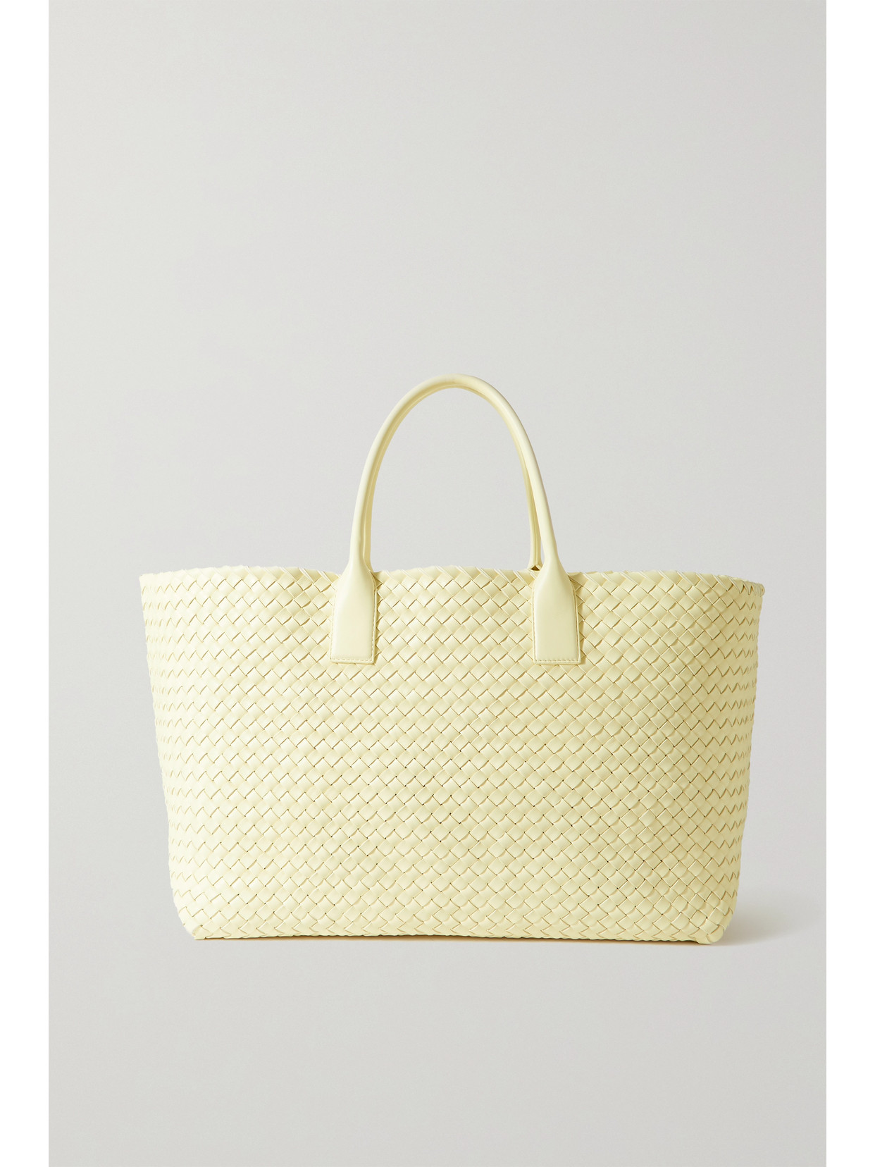 Bottega Veneta - Cabat Large Intrecciato Leather Tote - Yellow