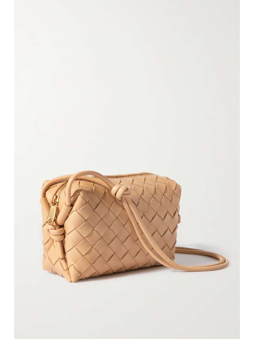 Bottega Veneta Loop Mini Intrecciato Leather Shoulder Bag