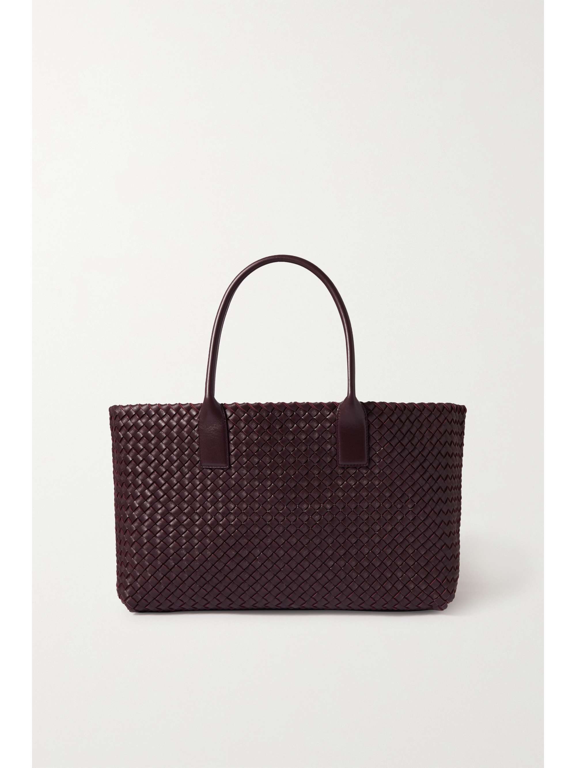 Bottega Veneta - Jodie Mini Knotted Intrecciato Leather Tote - Purple - One Size - Net A Porter