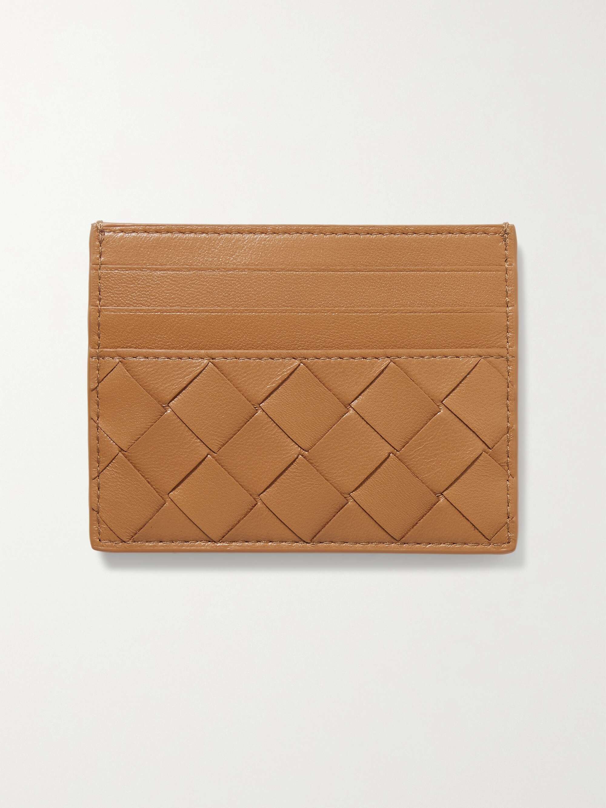 Intrecciato Leather Cardholder