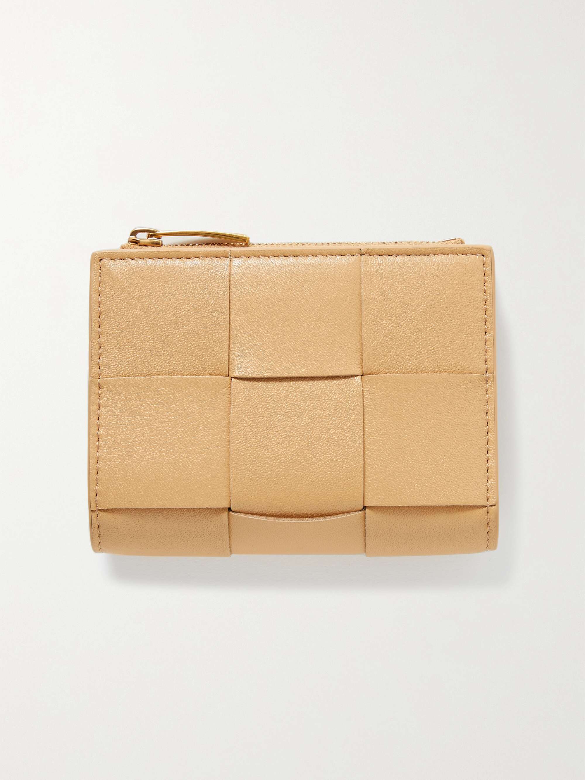 BOTTEGA VENETA Cassette intrecciato leather wallet | NET-A-PORTER