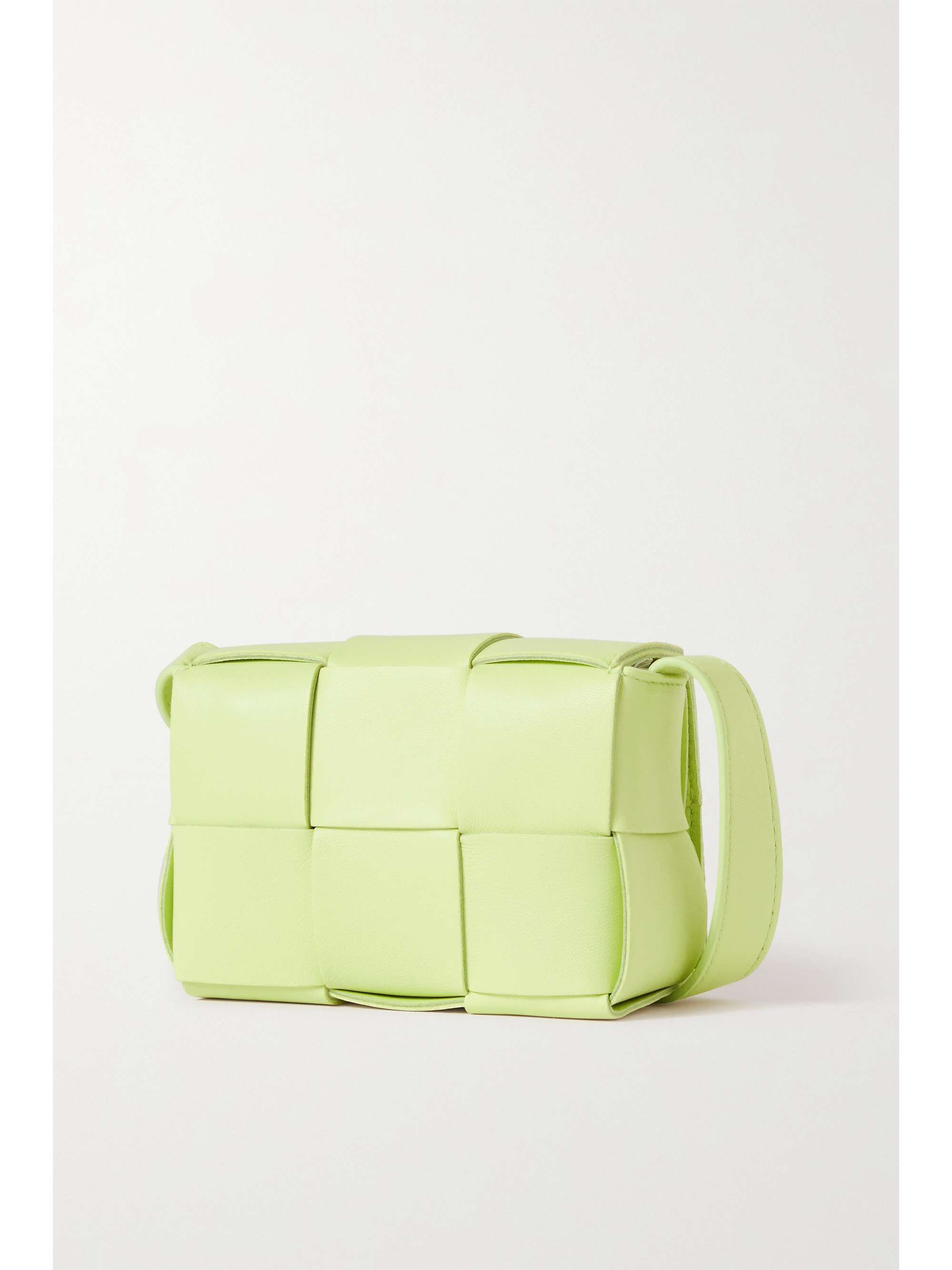 BOTTEGA VENETA Cassette mini intrecciato leather shoulder bag