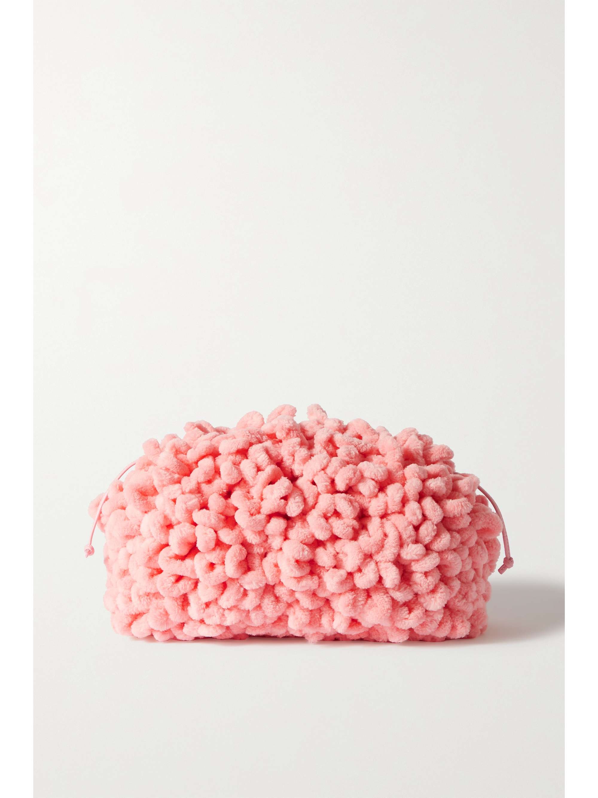 The Pouch mini chenille clutch