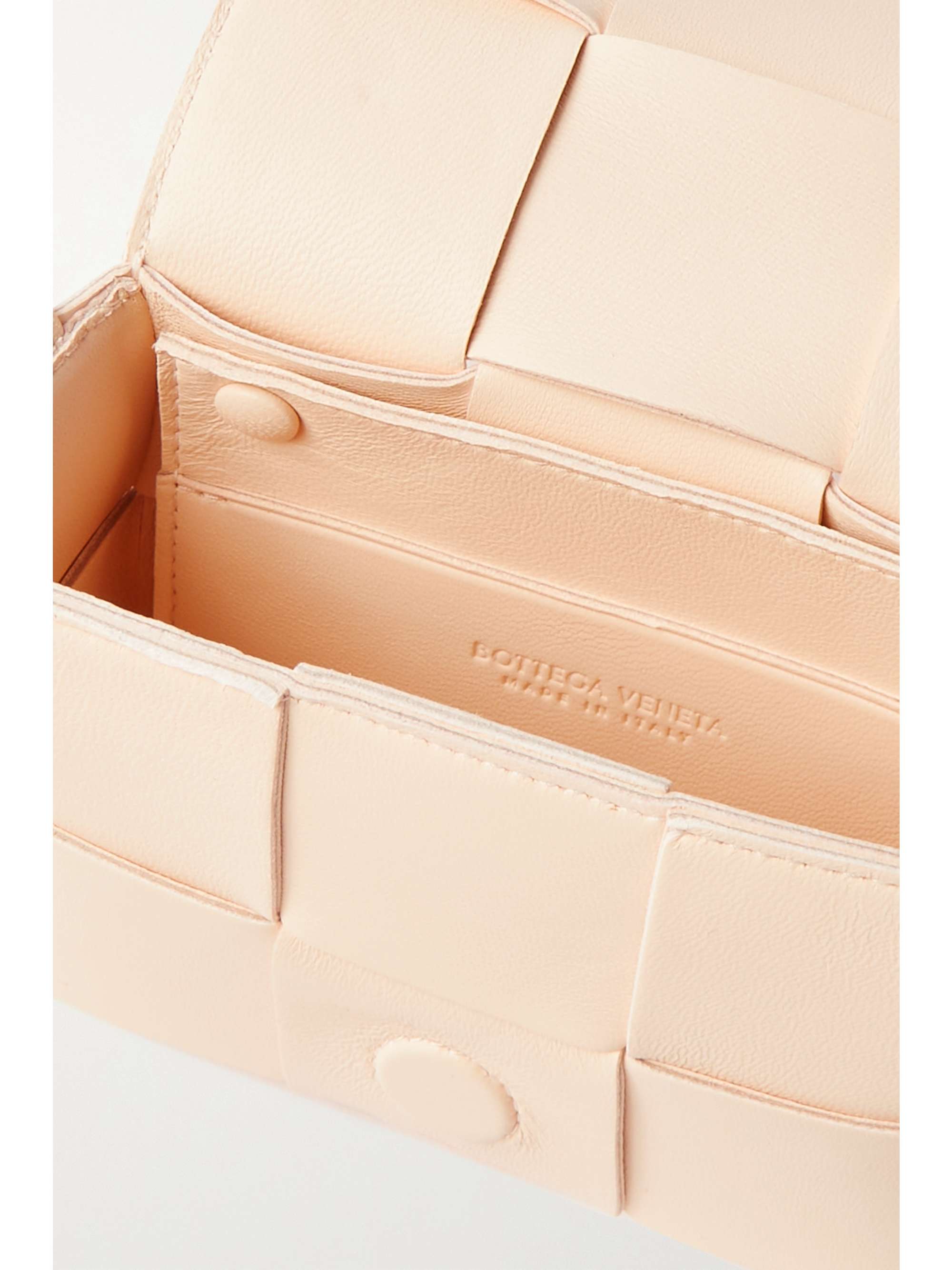 BOTTEGA VENETA Cassette mini intrecciato leather shoulder bag