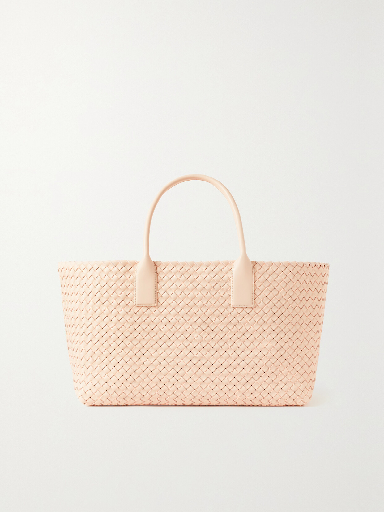 Bottega Veneta - Cabat Medium Intrecciato Leather Tote - Pink
