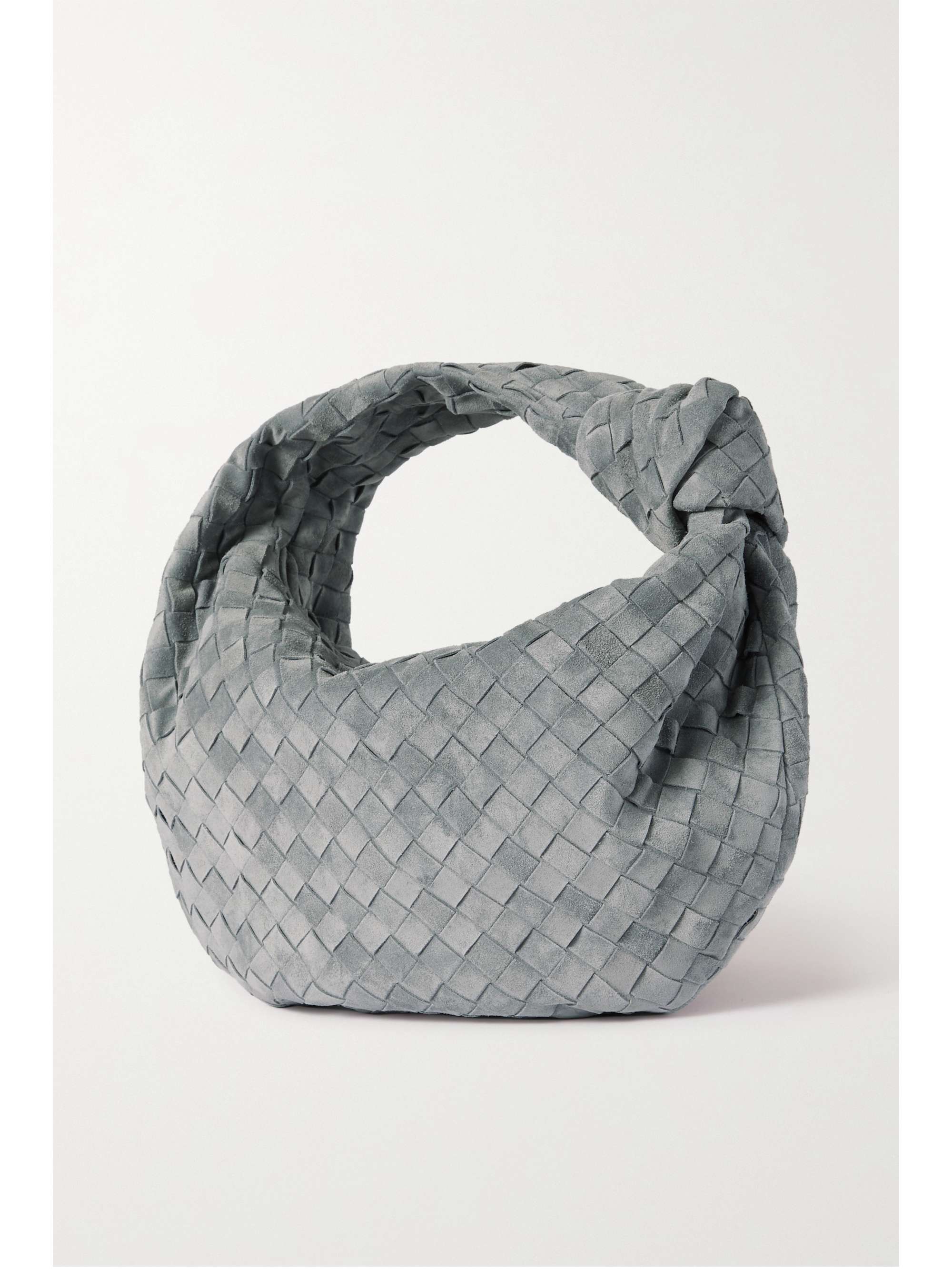 BOTTEGA VENETA Jodie Teen knotted intrecciato suede tote