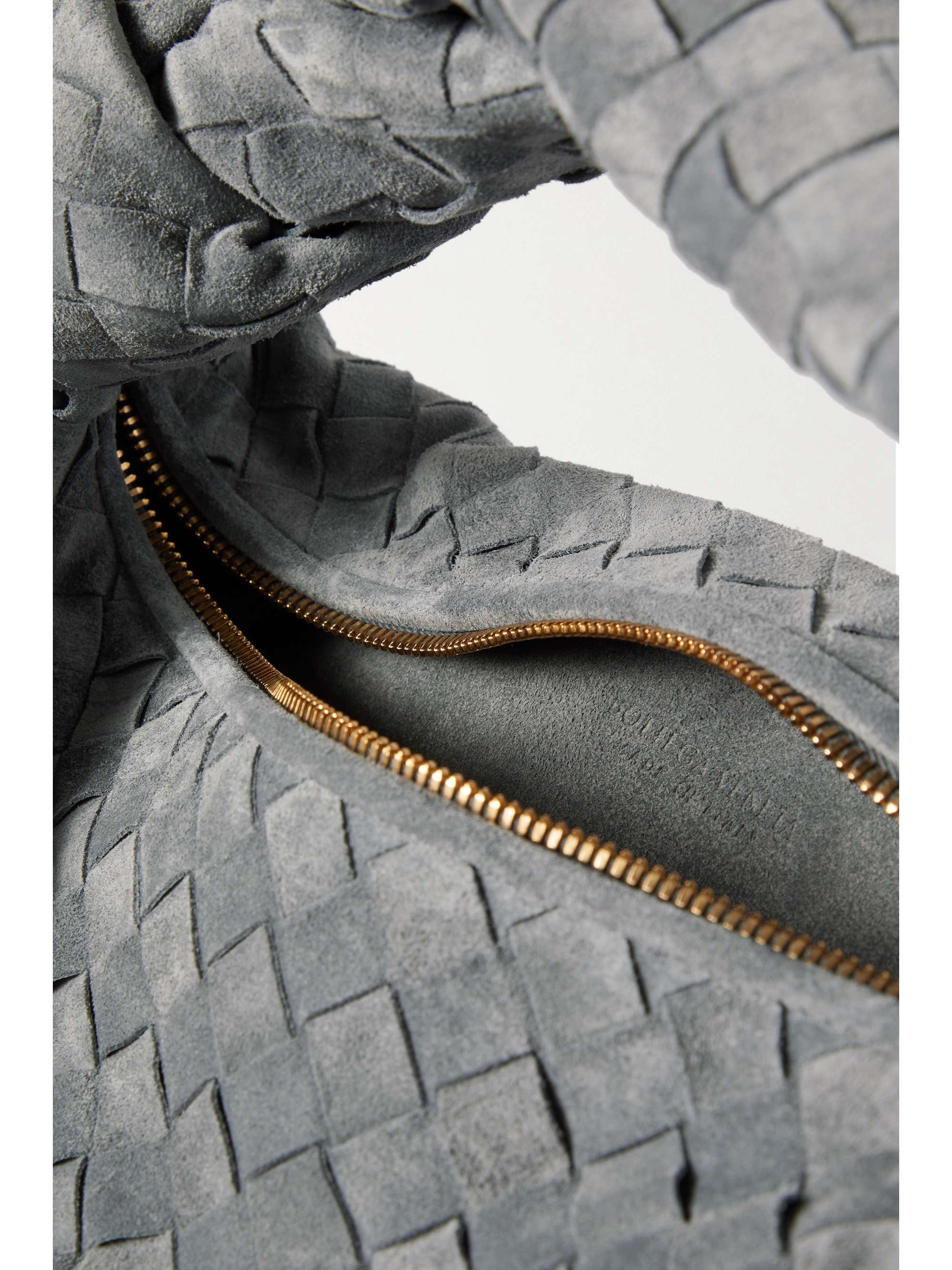 BOTTEGA VENETA Jodie Teen knotted intrecciato suede tote